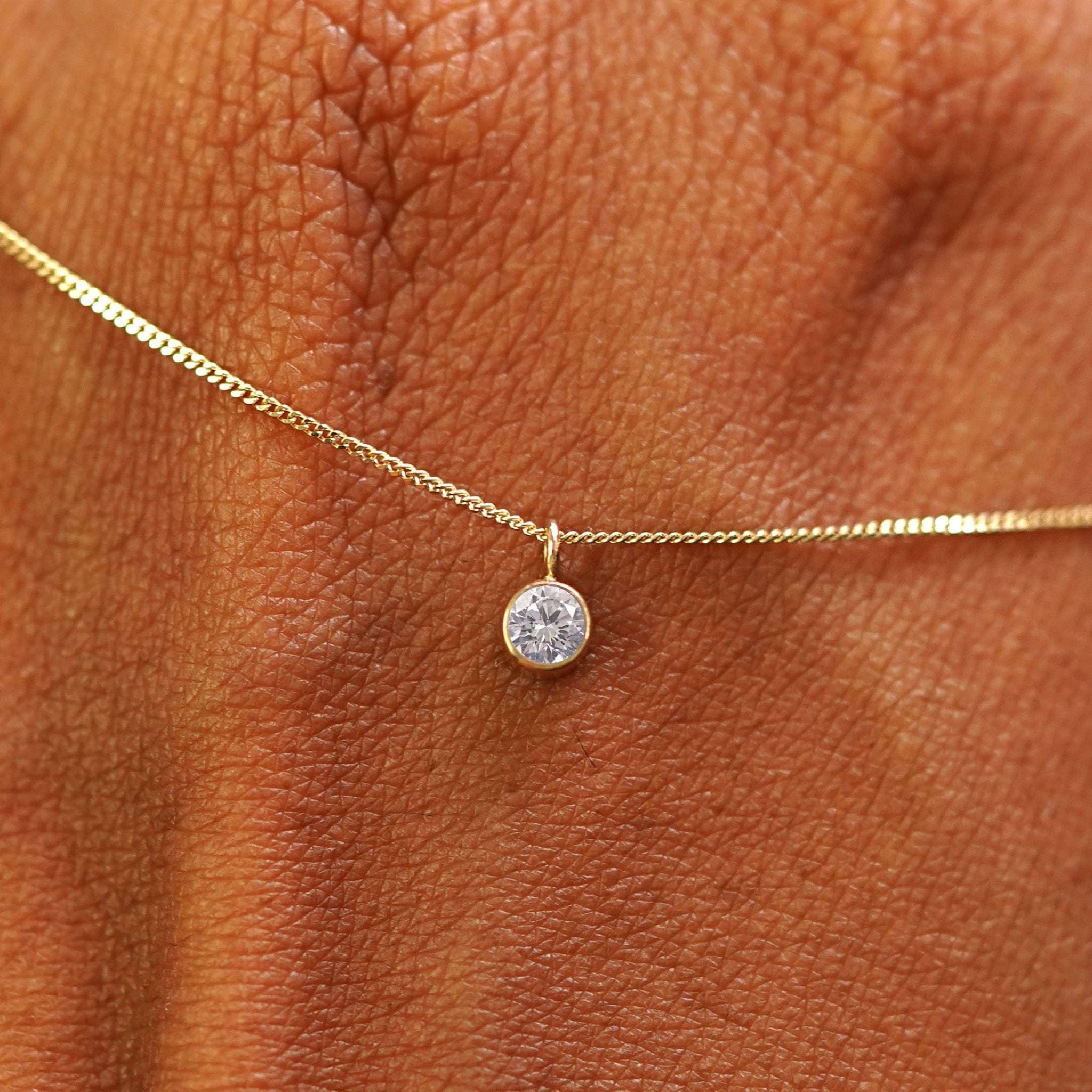 Automic Gold Studio Lab Diamond Necklace