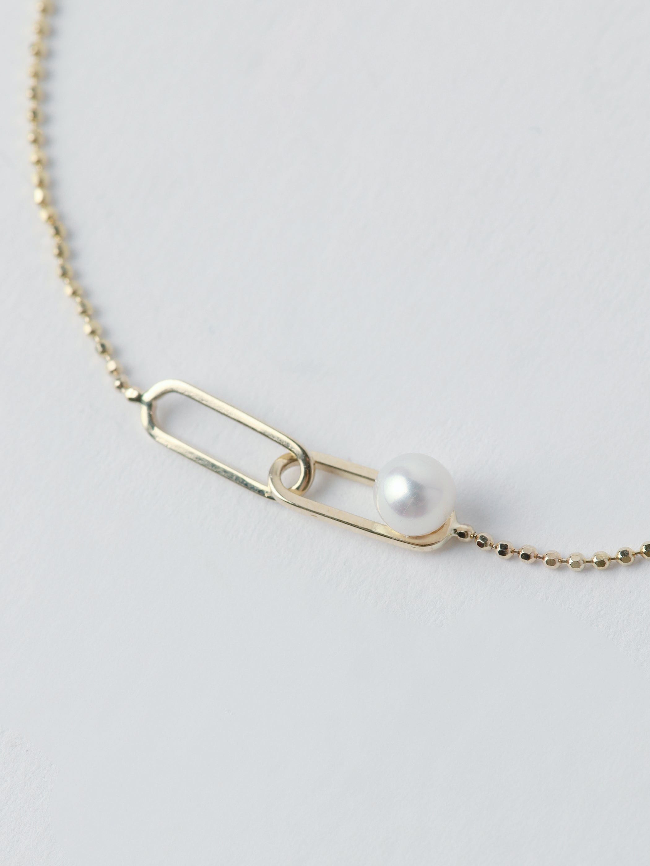 Poppy Finch Double Link Pearl Bracelet
