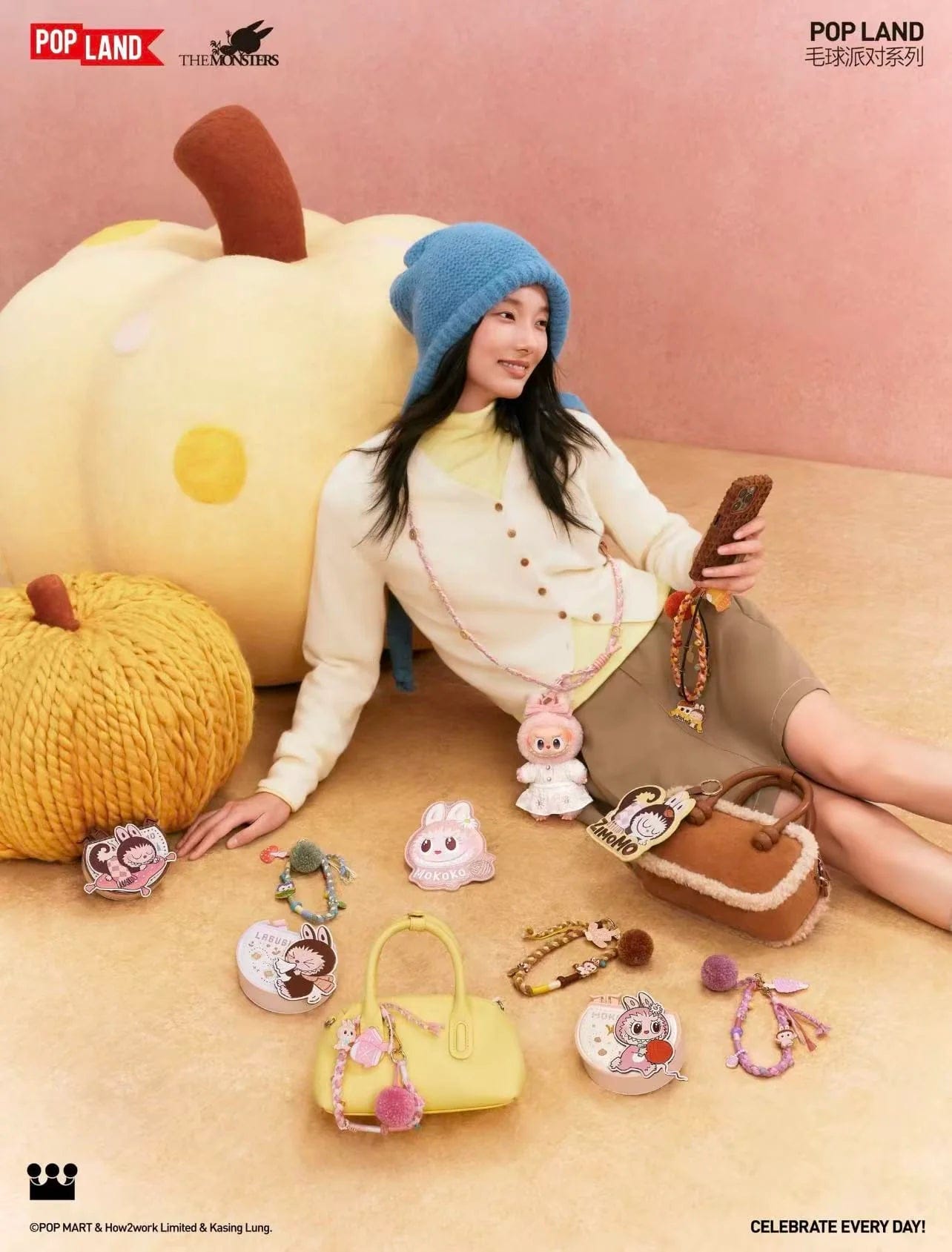 Myfunity Fall Into Sweaters Series - Mokoko Vinyl Plush Pendant