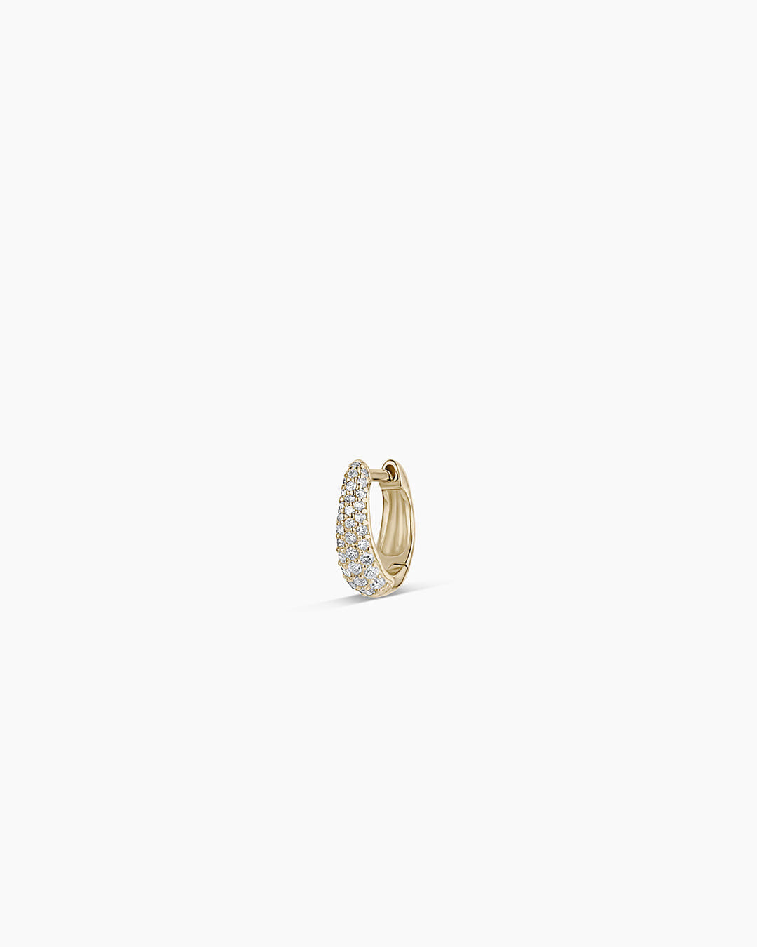 Fine 14K Diamond Banks Single Huggie