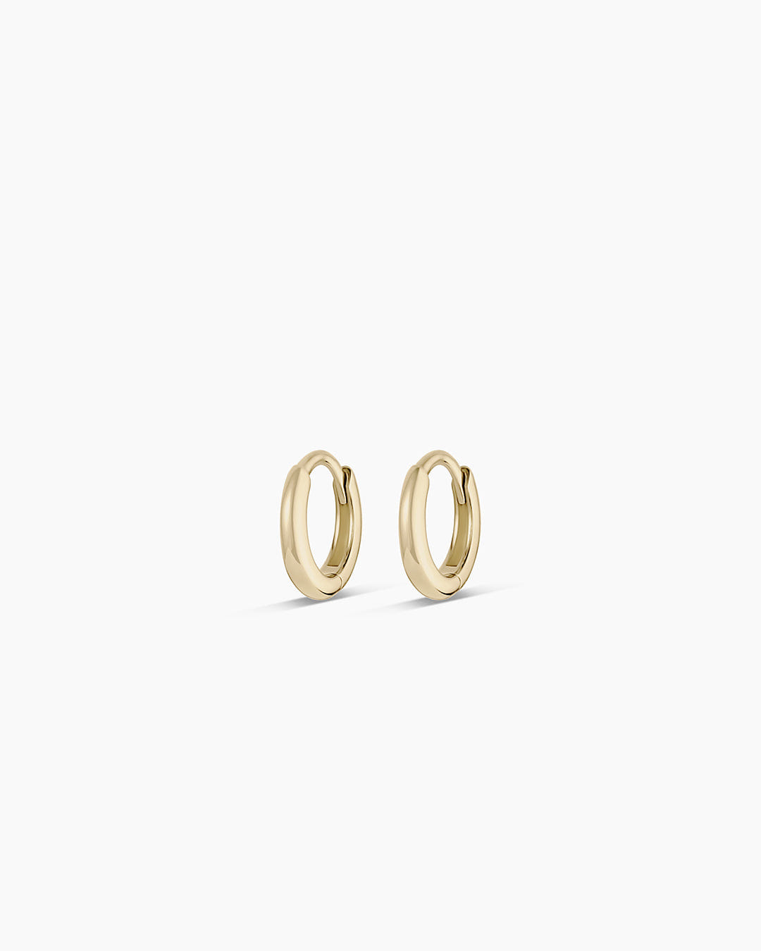 Fine 14K Gold Everyday Oval Huggies