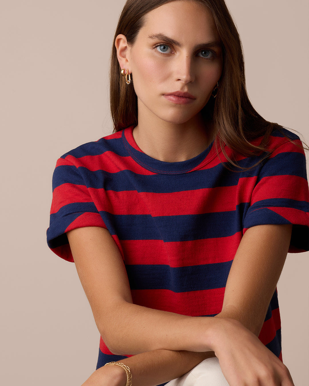Winter 2026 Fashion Campbell Heart Bead Hoops