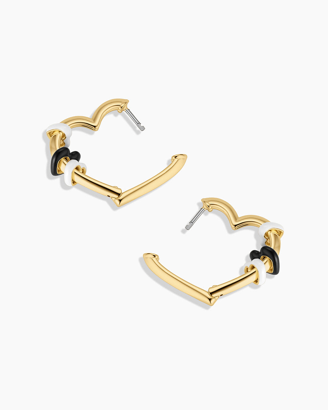 Winter 2026 Fashion Campbell Heart Bead Hoops