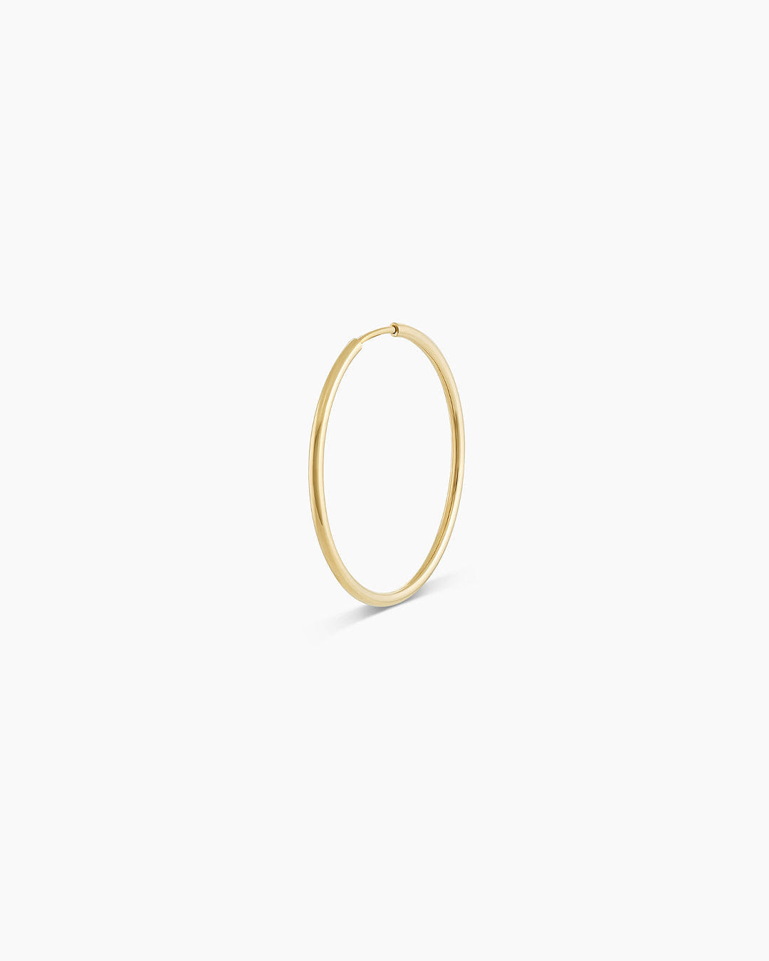 Fine 14K Gold Classic Single Hoop