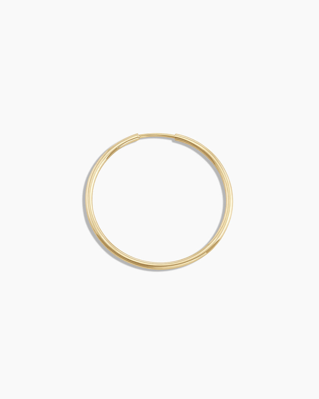 Fine 14K Gold Classic Single Hoop