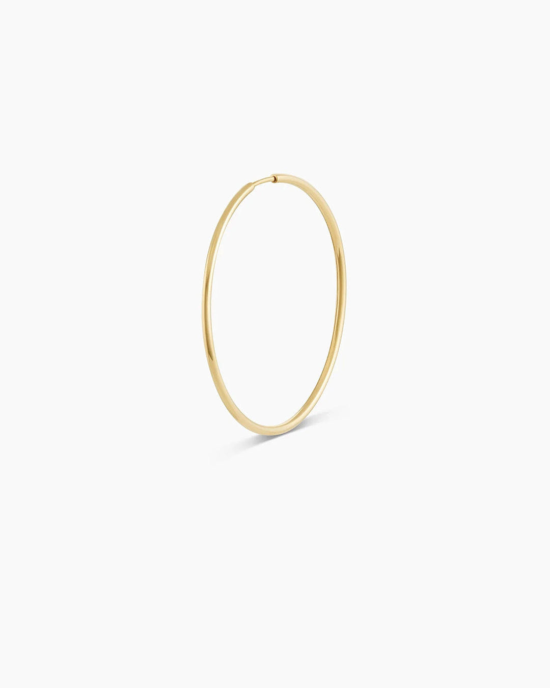 Fine 14K Gold Classic Single Hoop