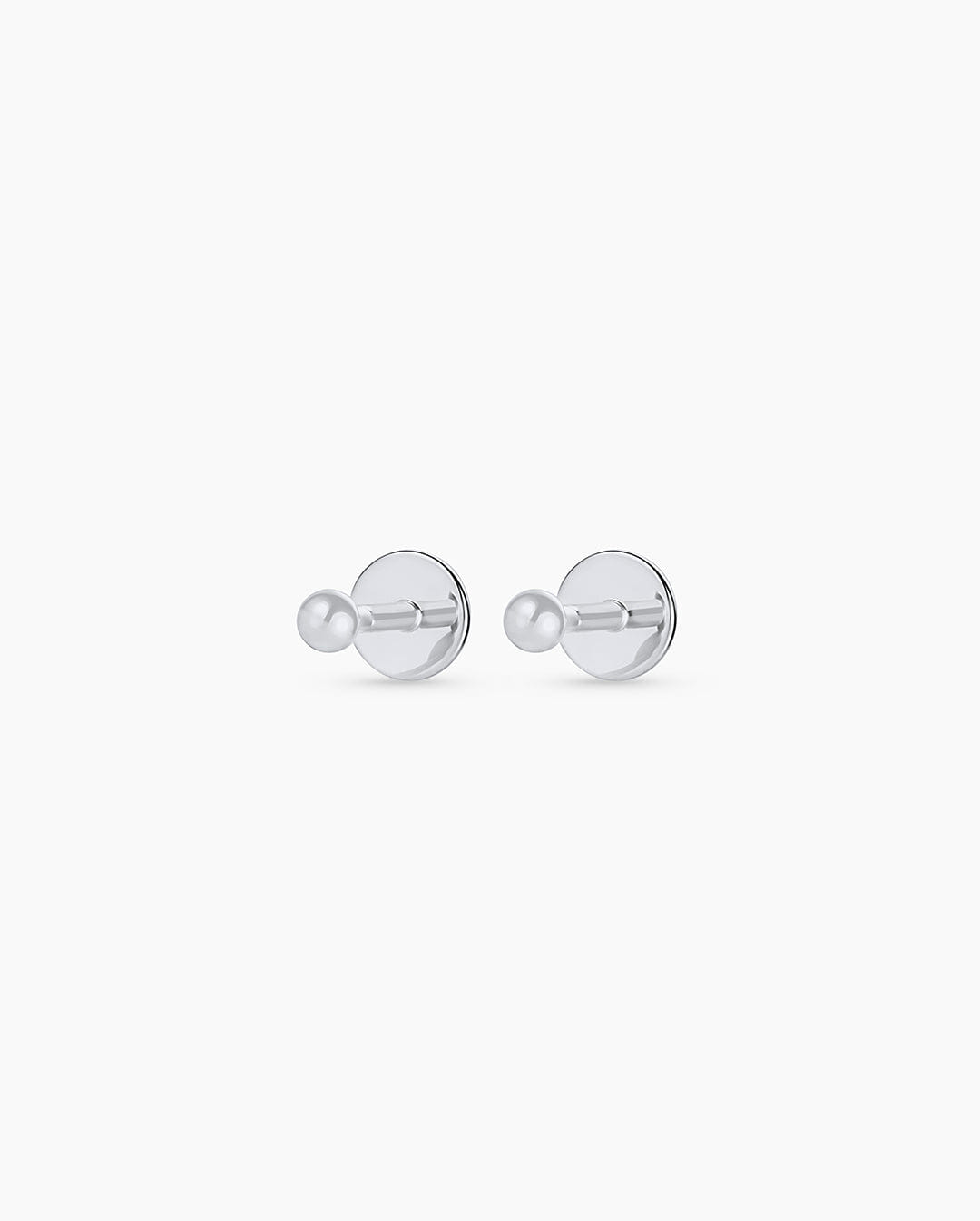 Fine 14K Gold Newport Flat Back Studs
