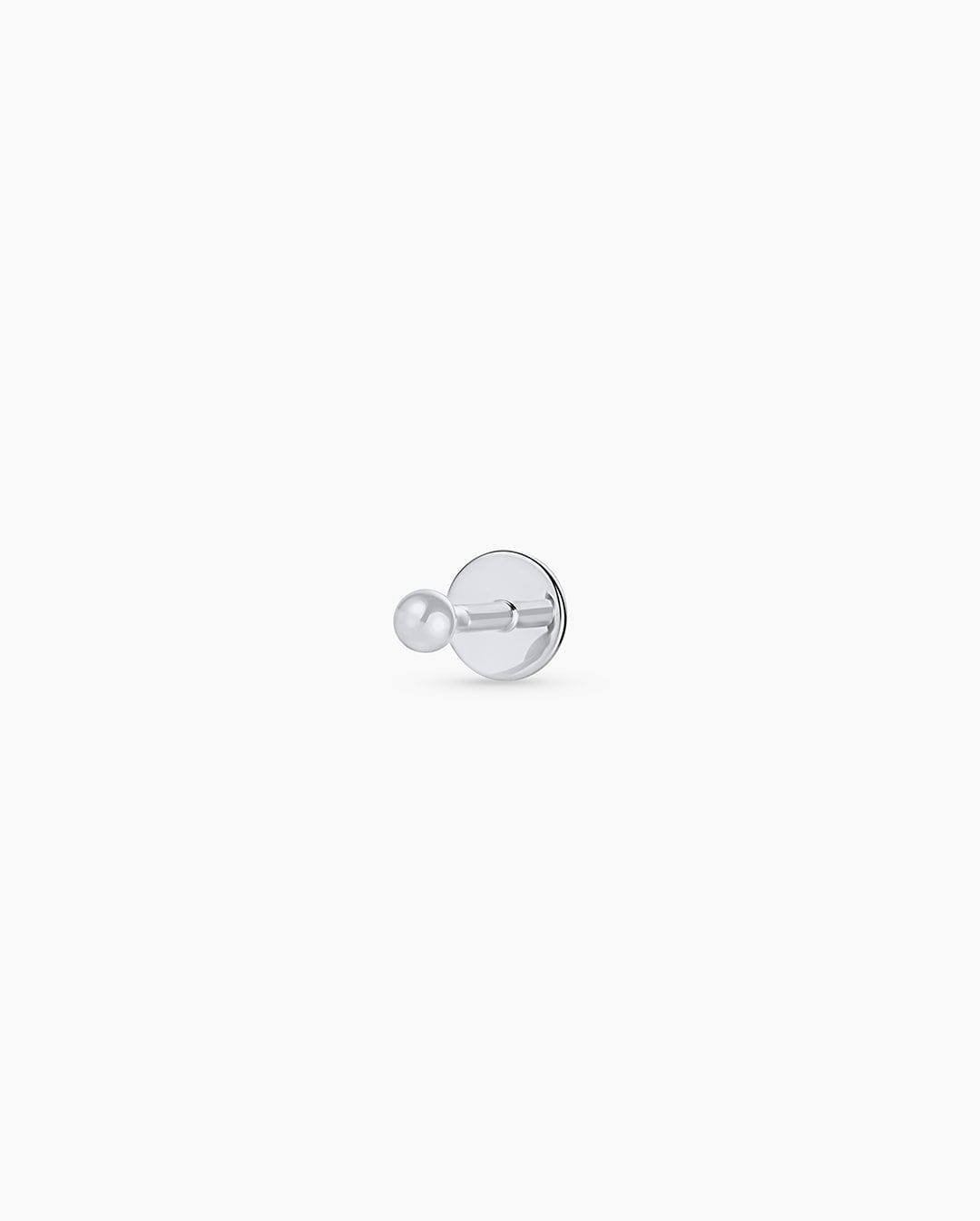 Fine 14K Gold Newport Flat Back Single Stud