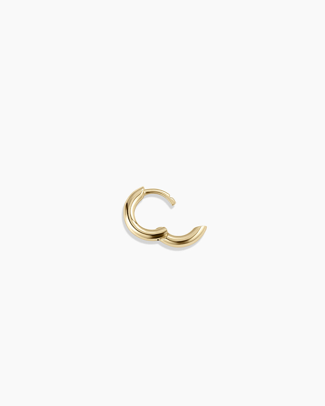 Fine 14K Gold Everyday Single Huggie