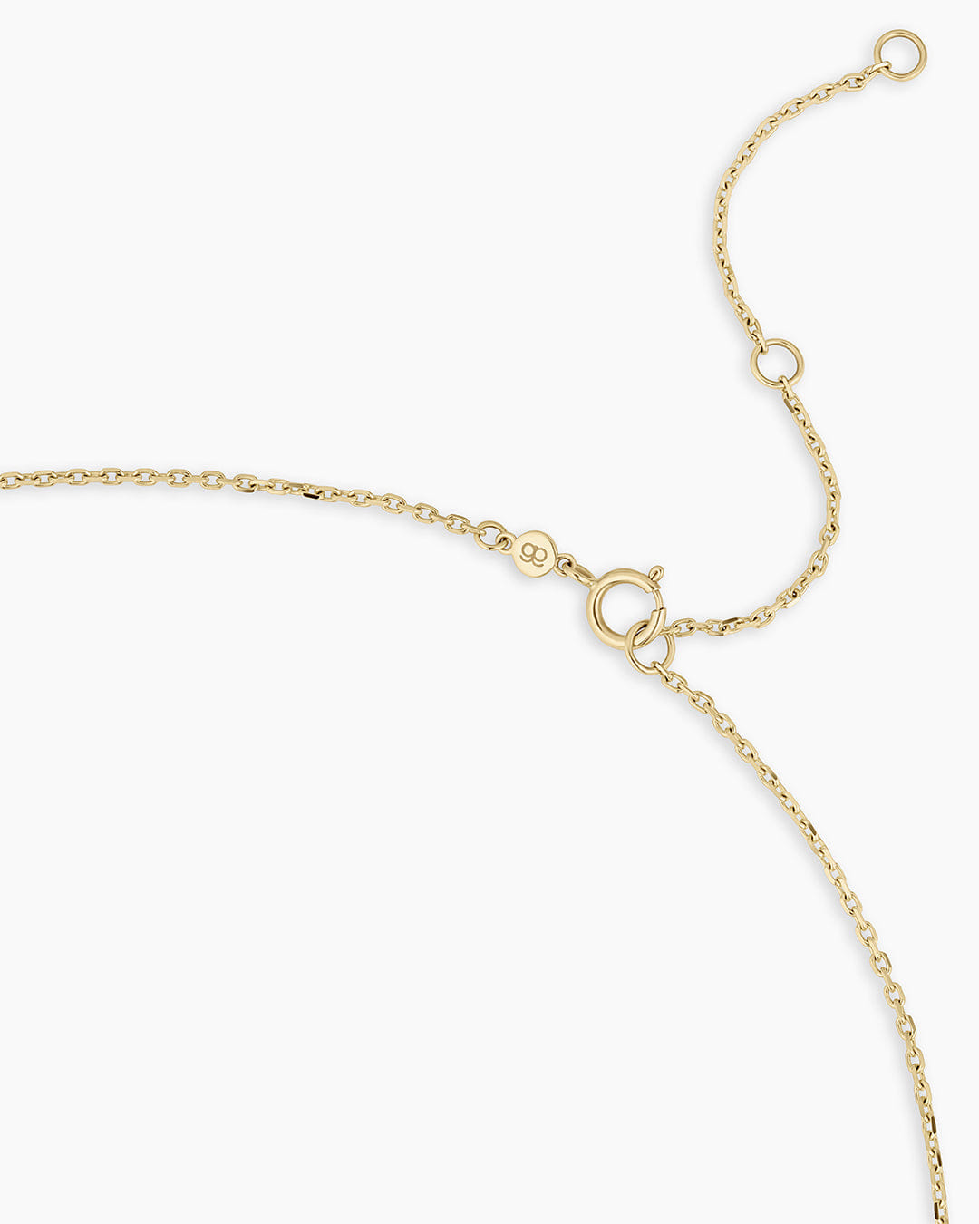 Fine 14K Diamond Vintage Alphabet Charm Necklace