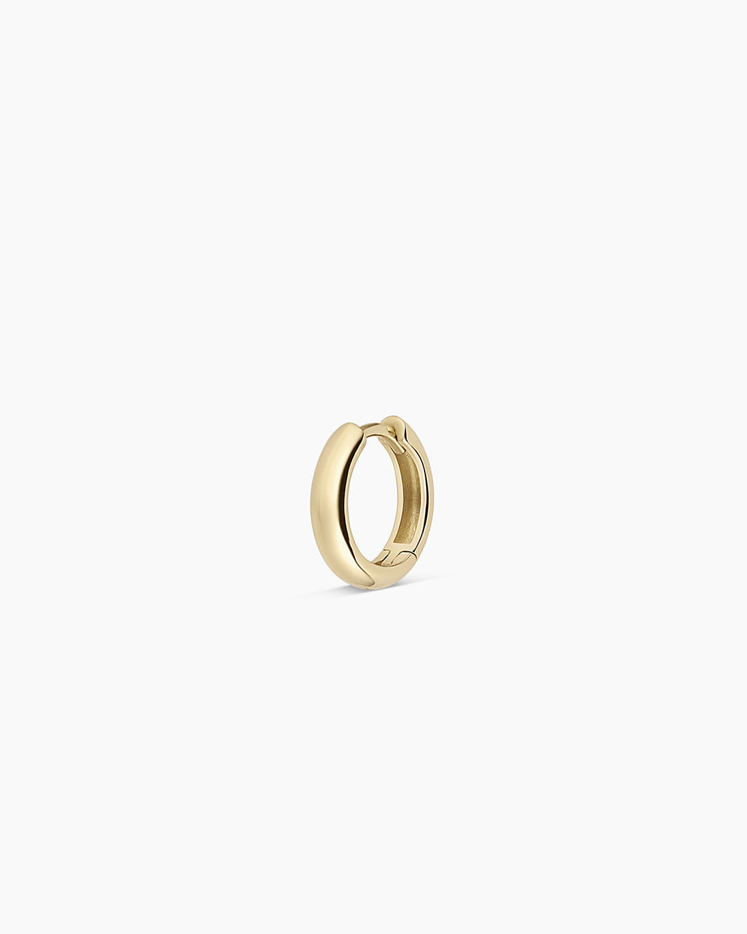 Fine 14K Gold Lou Helium Single Huggie