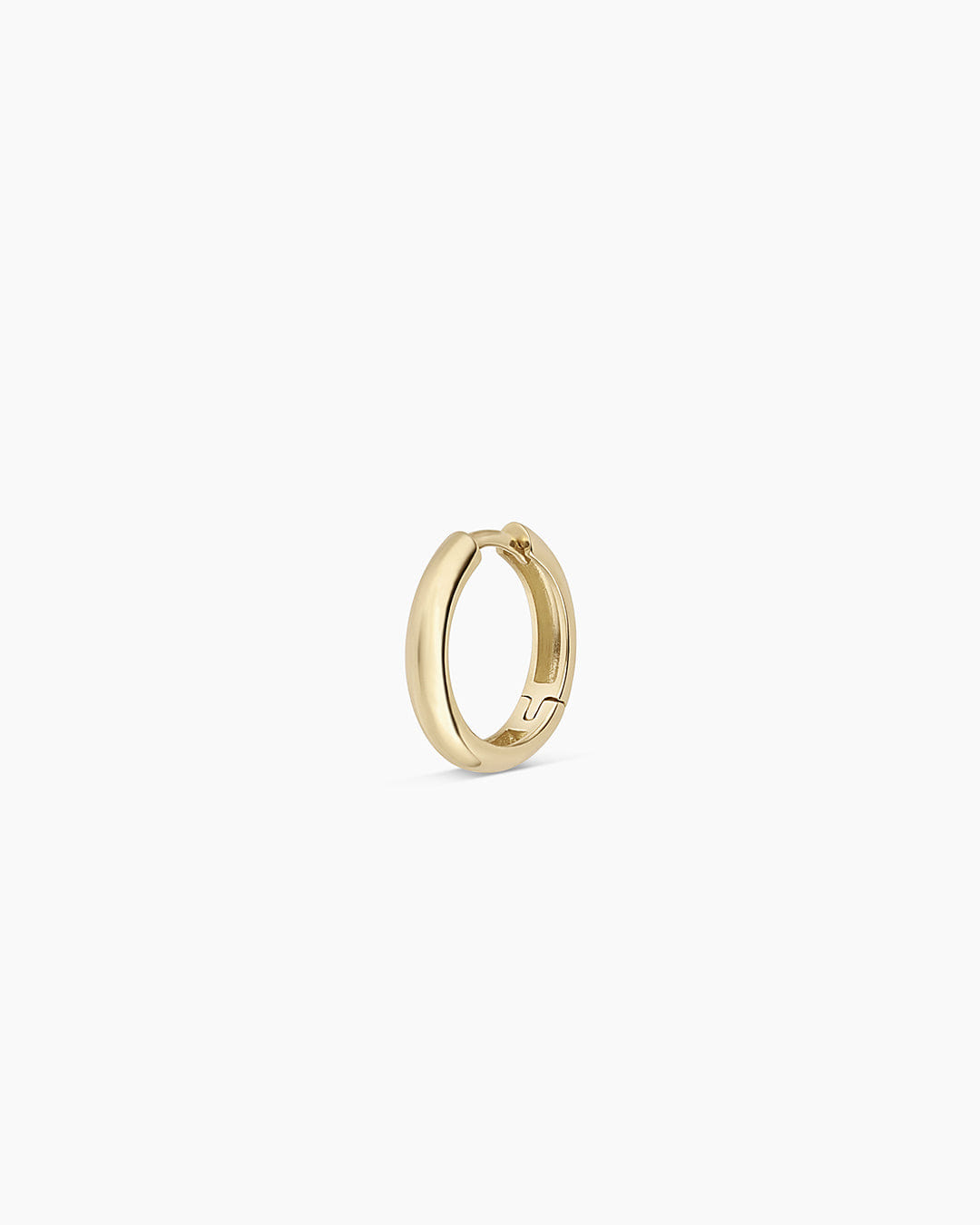 Fine 14K Gold Lou Helium Single Huggie