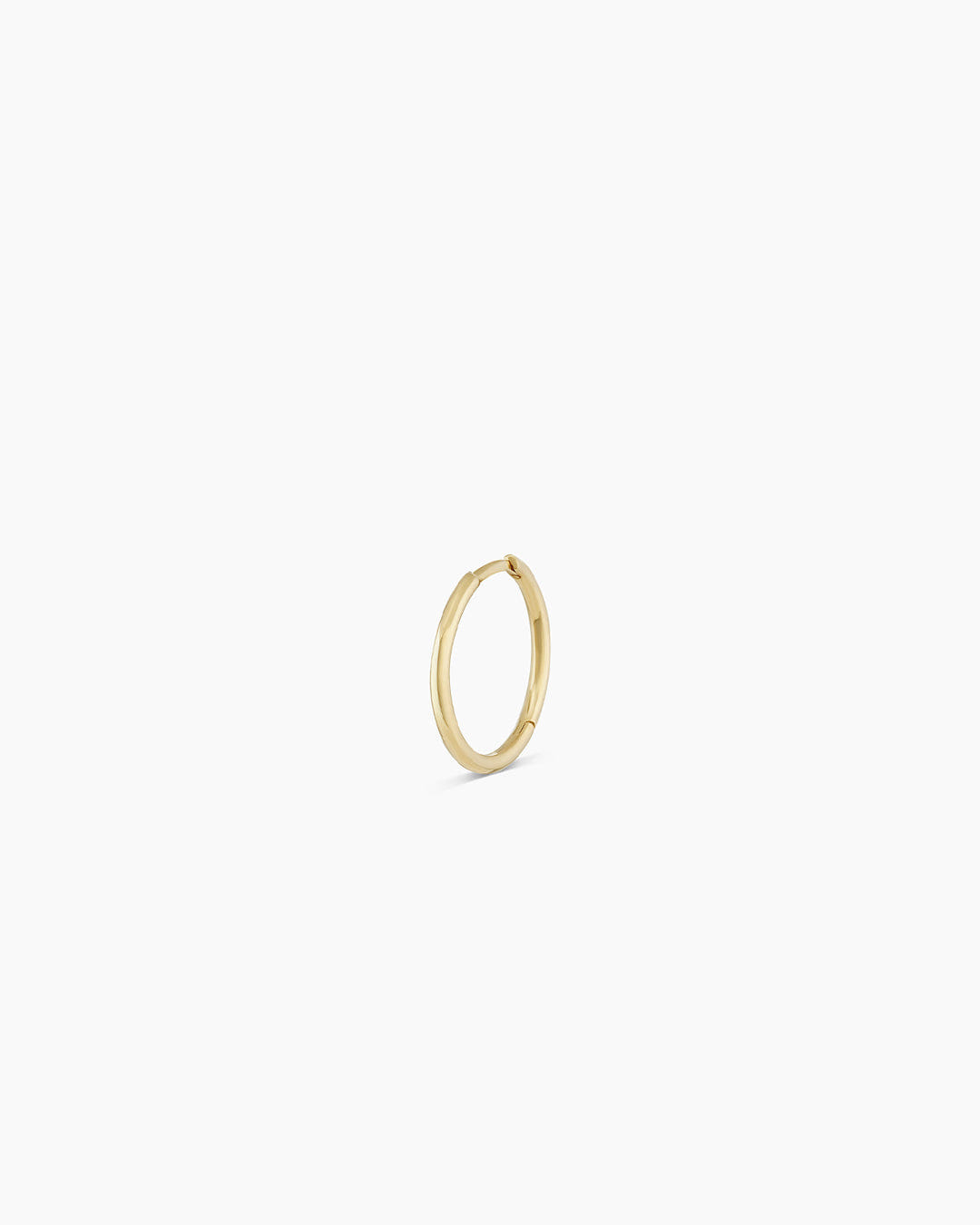 Fine 14K Gold Classic Single Huggie