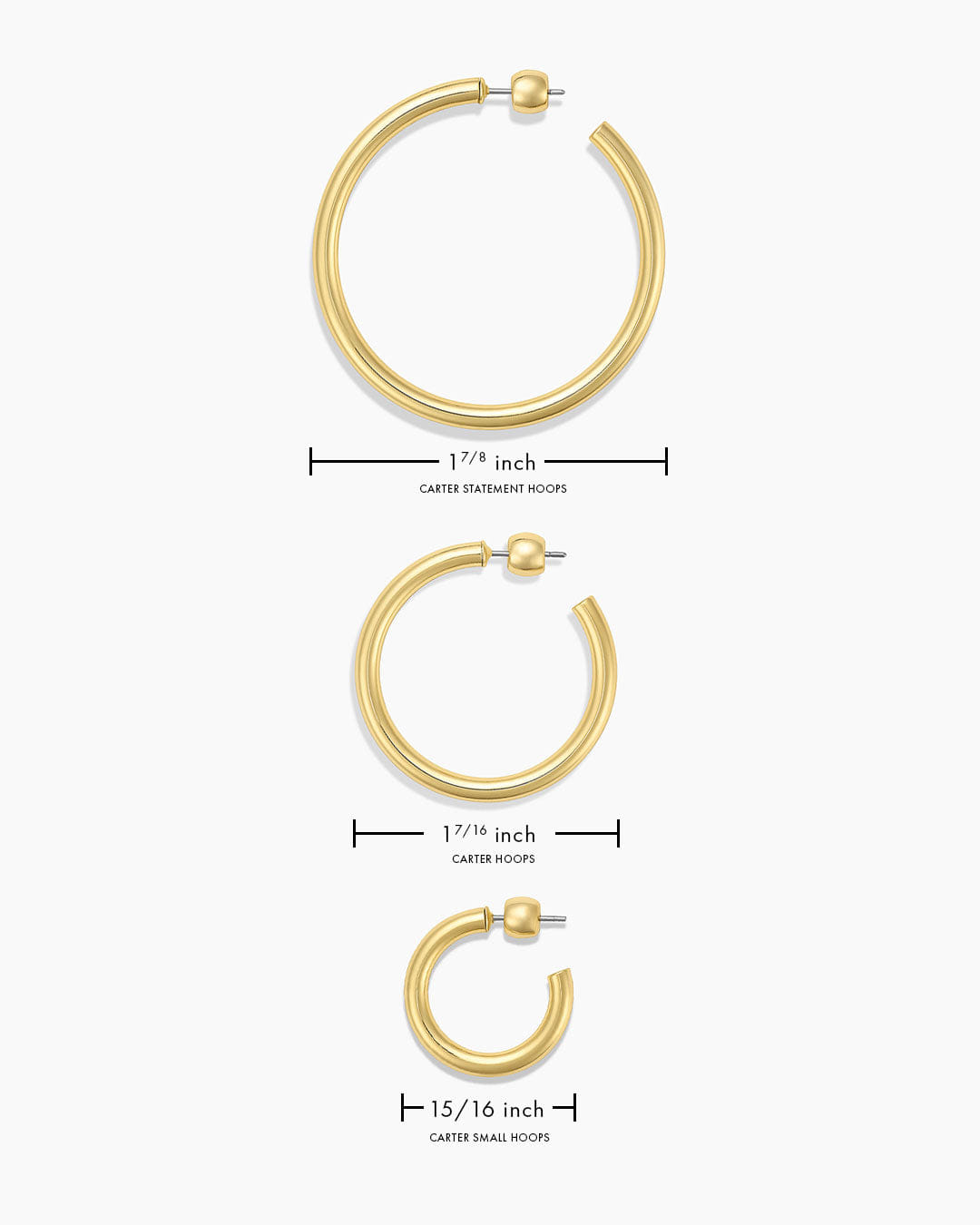 Winter 2024 Fashion Carter Small Hoops