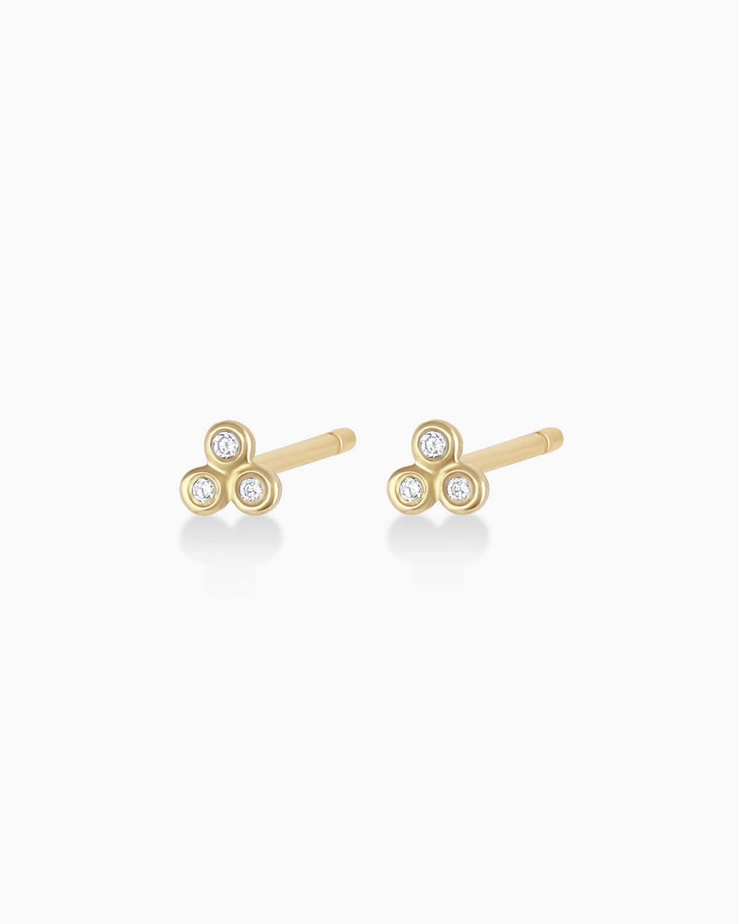 Fine Classic Diamond Trio Stud
