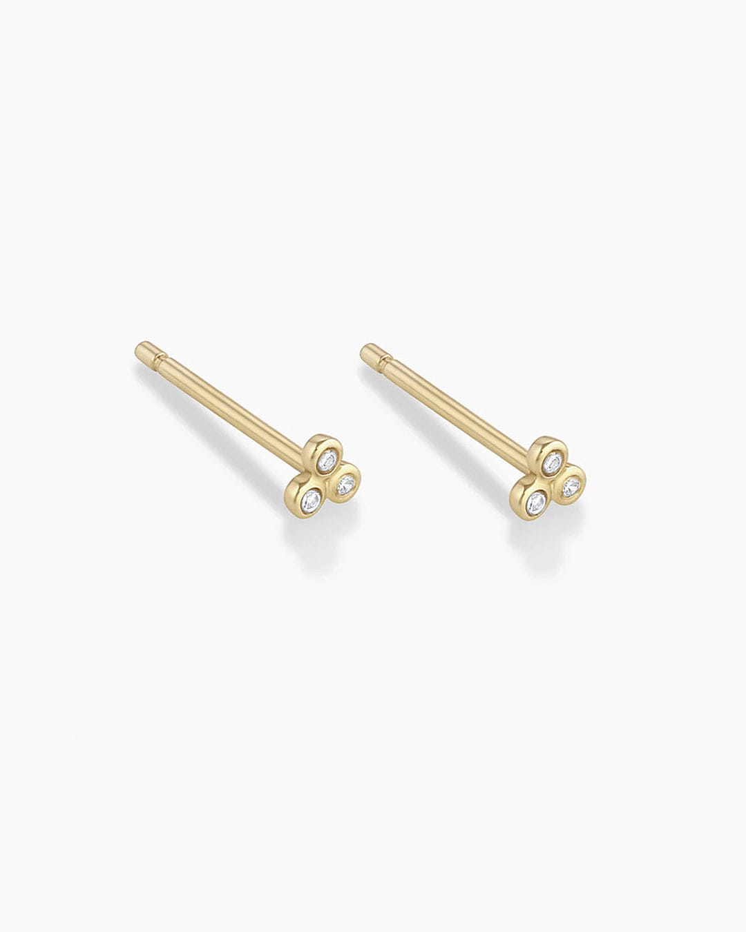 Fine Classic Diamond Trio Stud