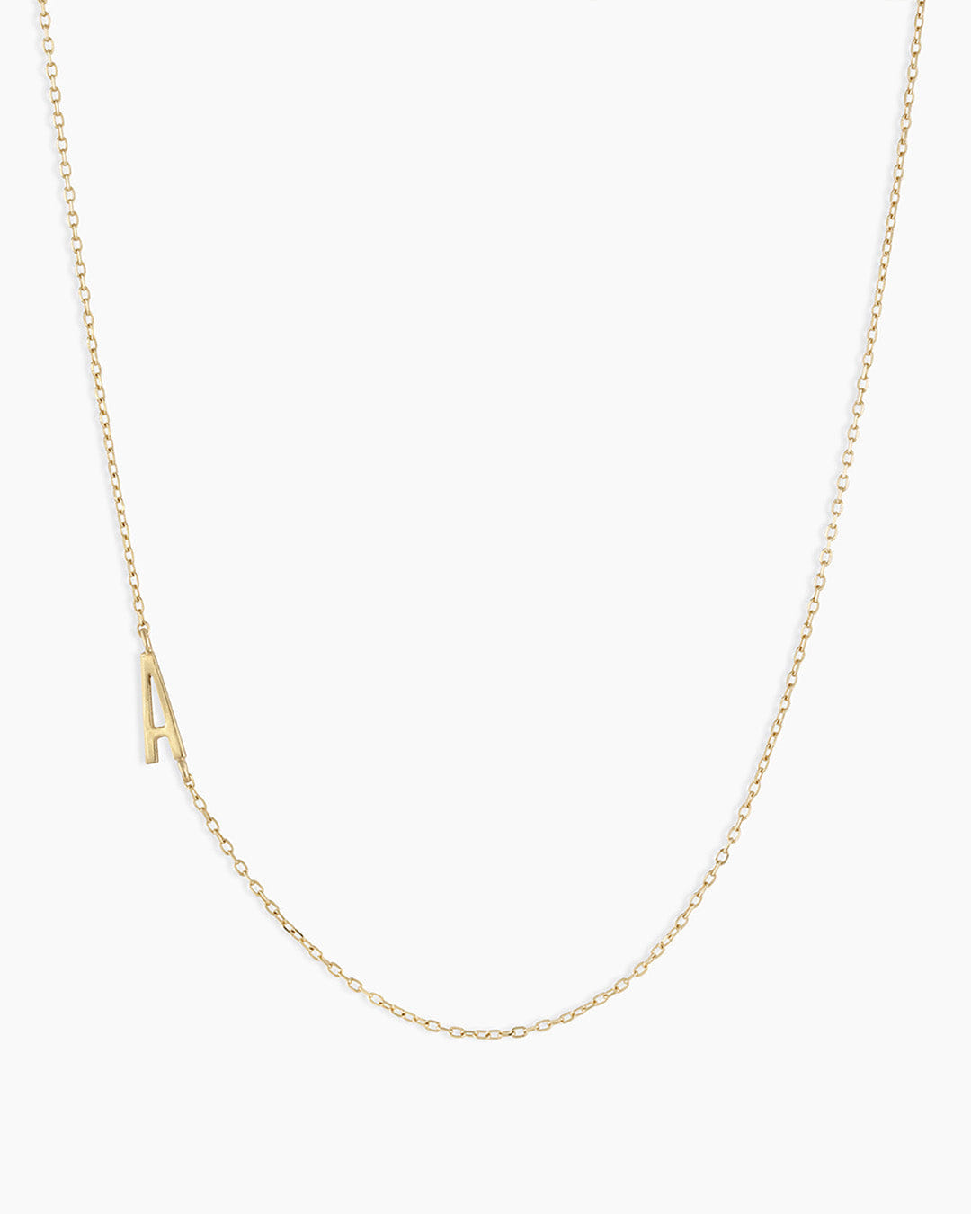 Fine 14K Gold Alphabet Necklace