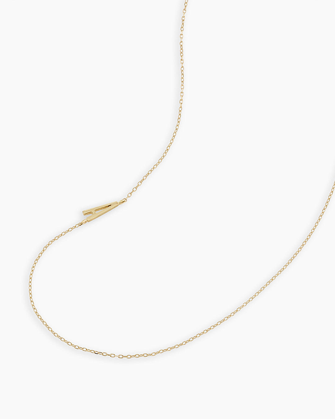 Fine 14K Gold Alphabet Necklace