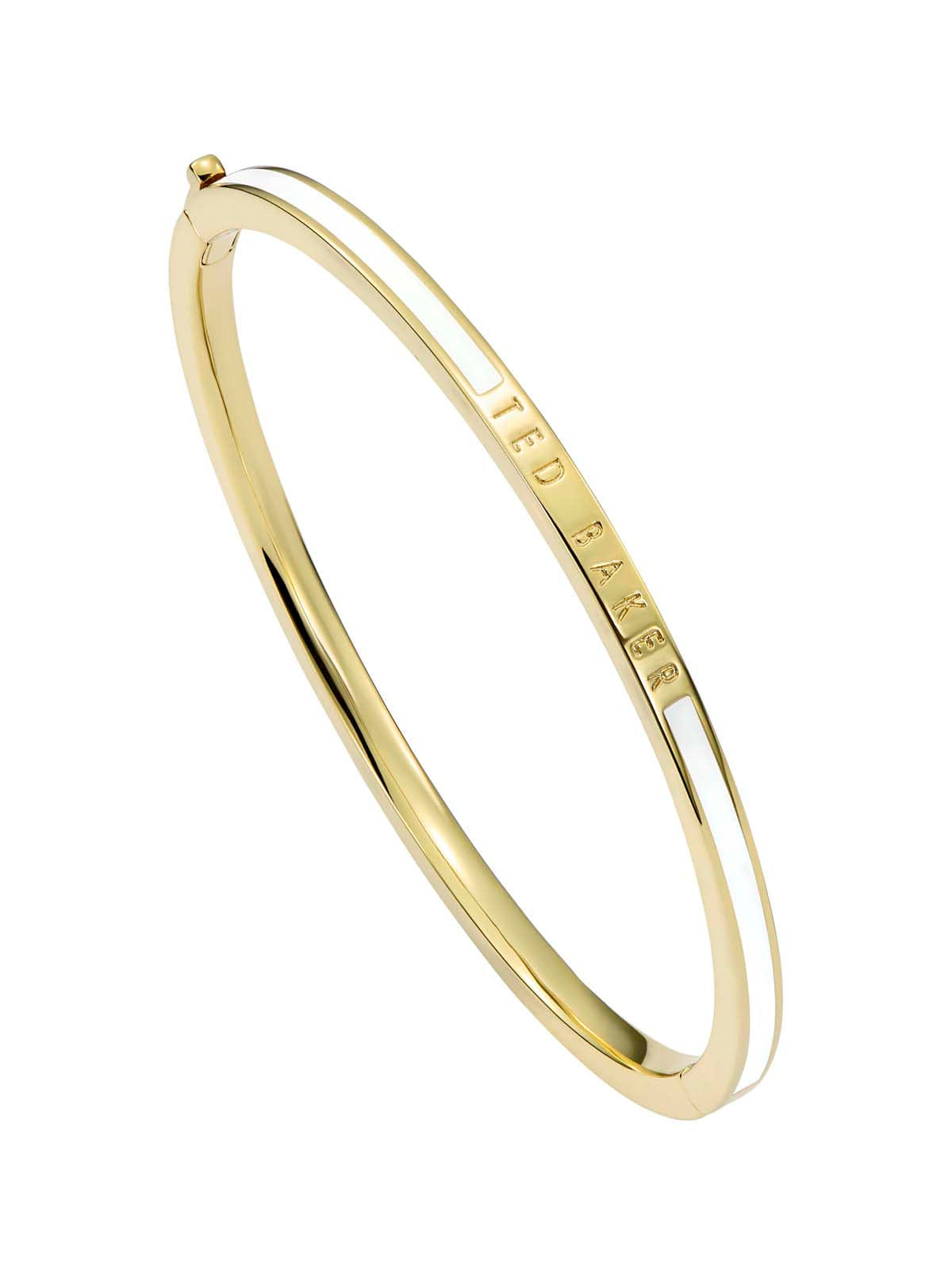 Classic Roley Classic Colour Enamel Slim Bangle White