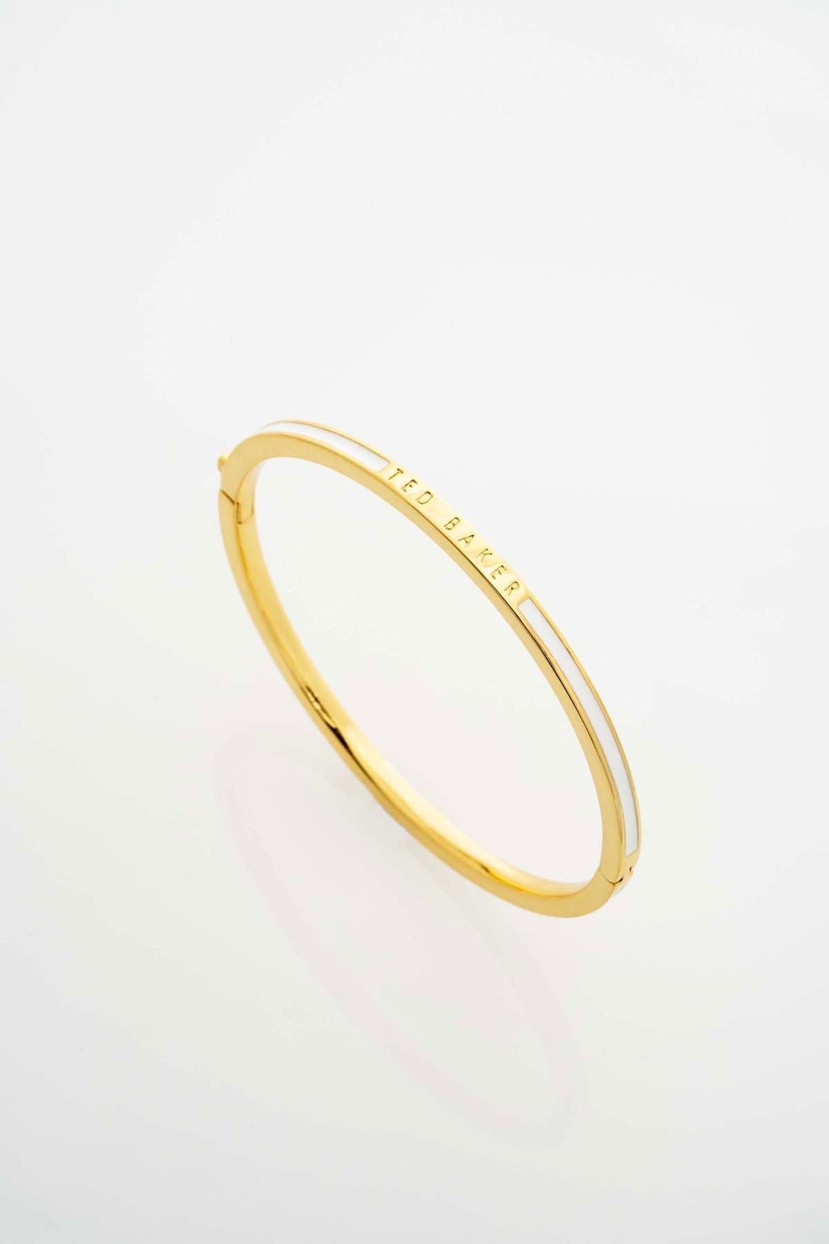 Classic Roley Classic Colour Enamel Slim Bangle White