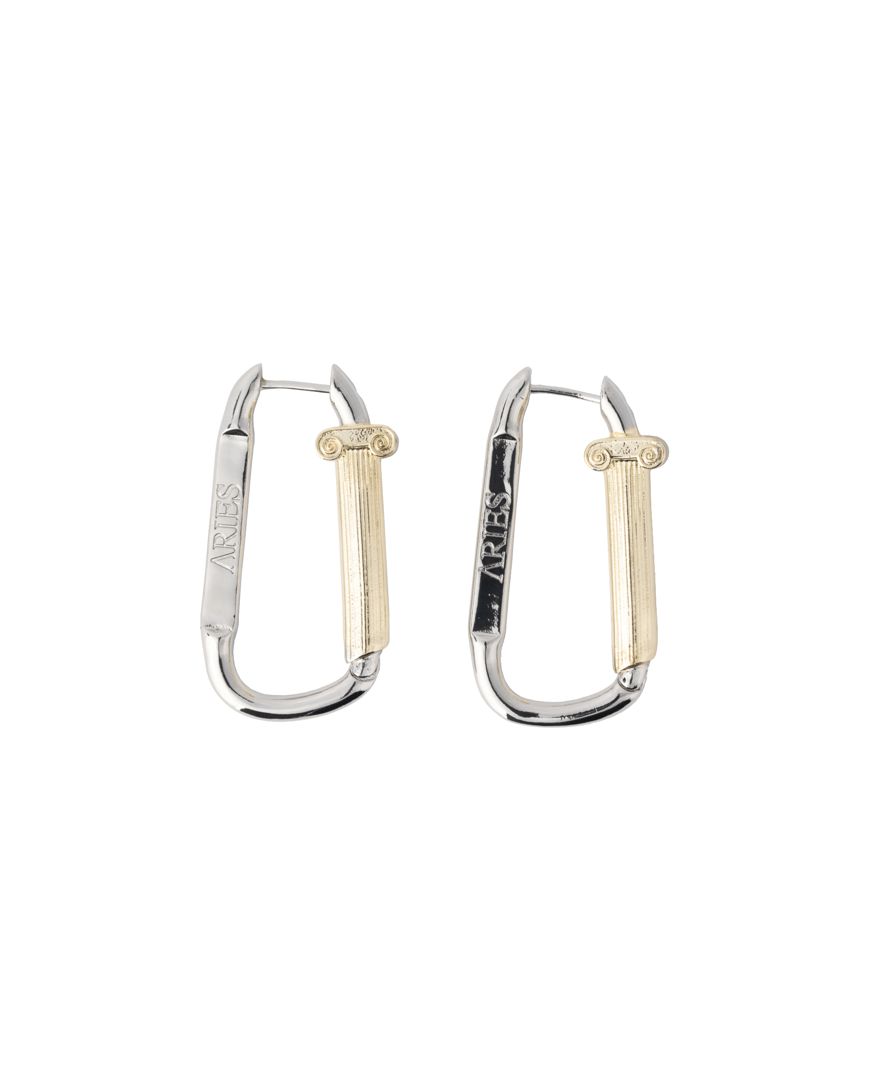 Aries Arise Mini Column Carabiner Earring - PAIR
