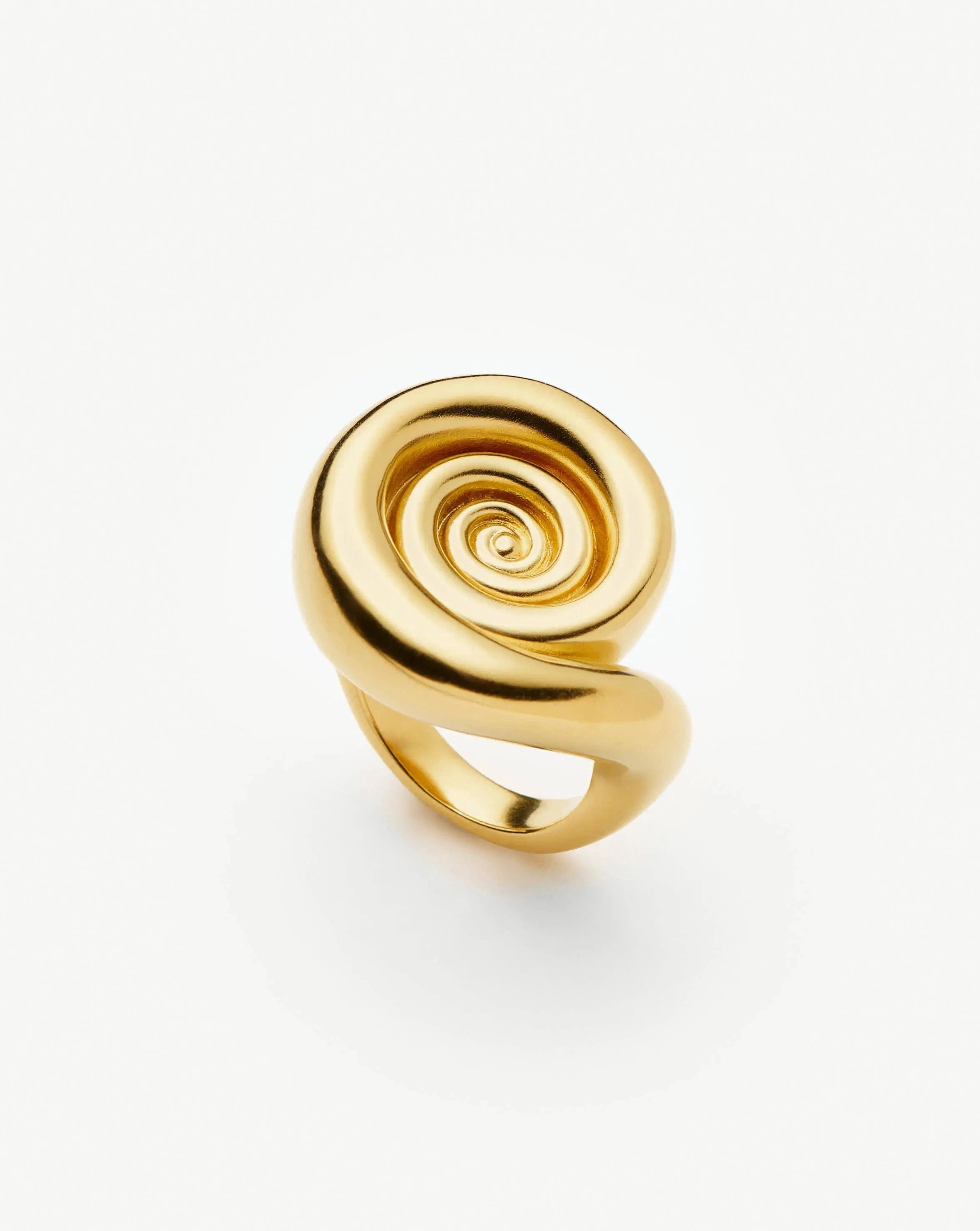 RING Spiral Statement Ring | 18ct Gold Plated