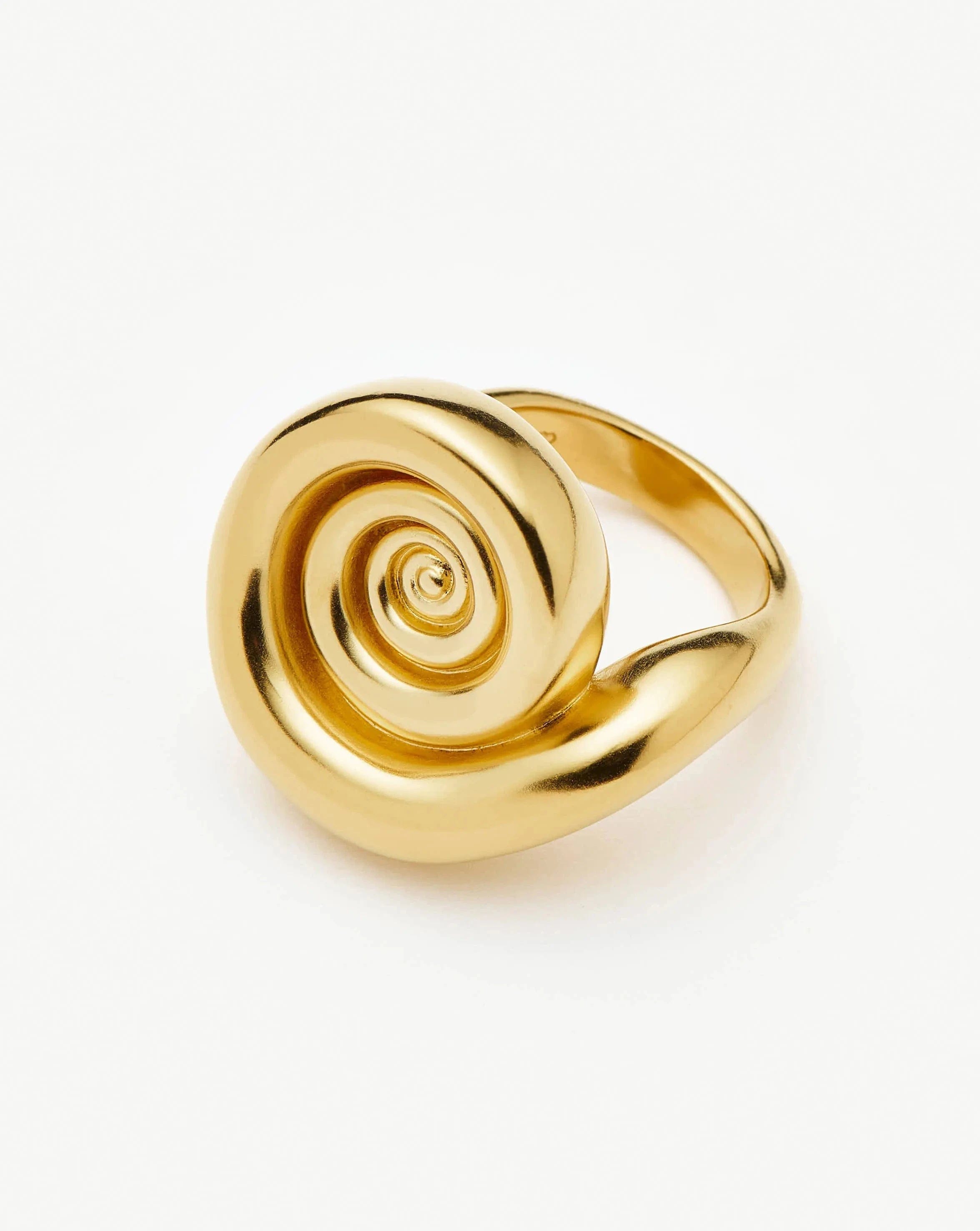 RING Spiral Statement Ring | 18ct Gold Plated