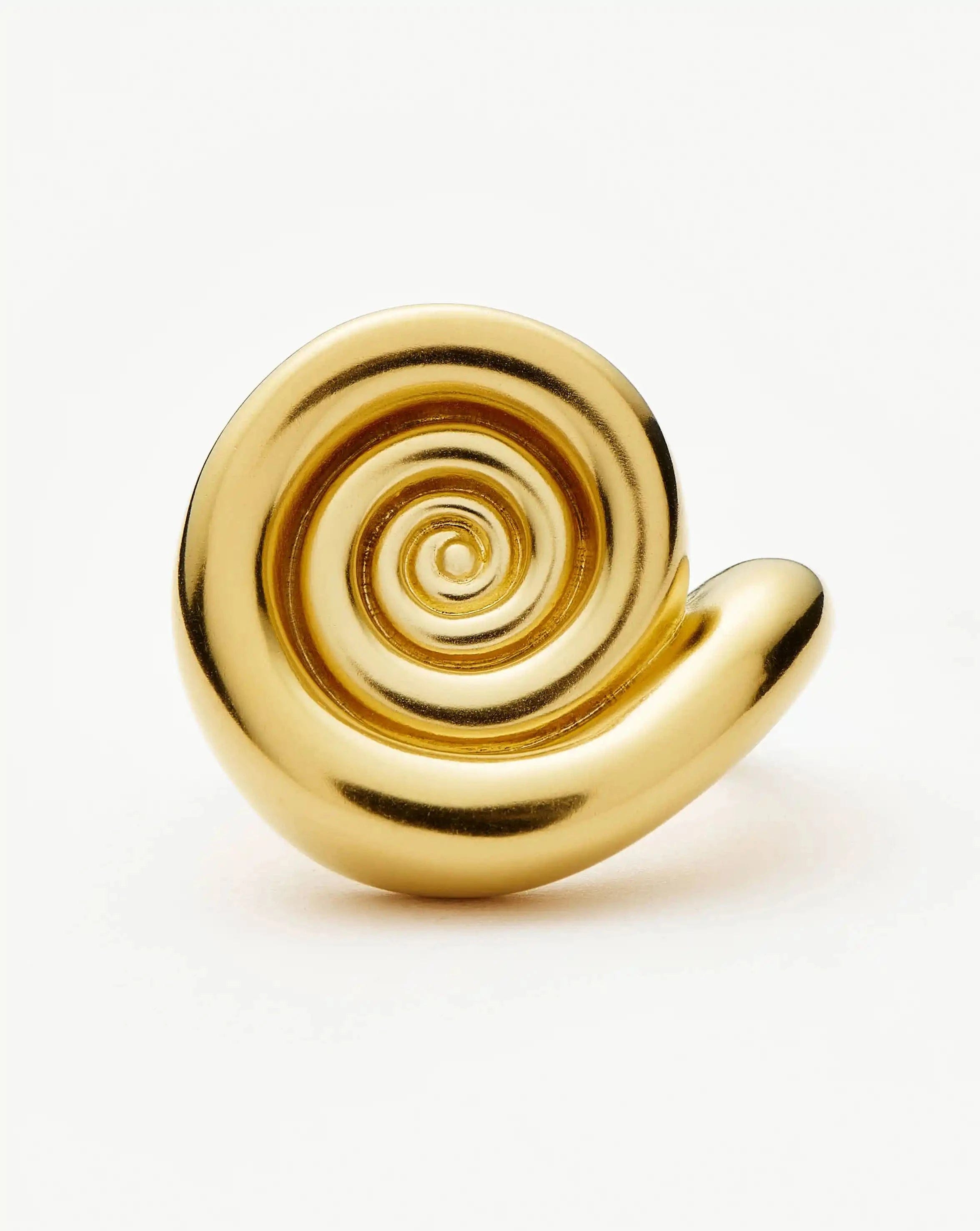 RING Spiral Statement Ring | 18ct Gold Plated