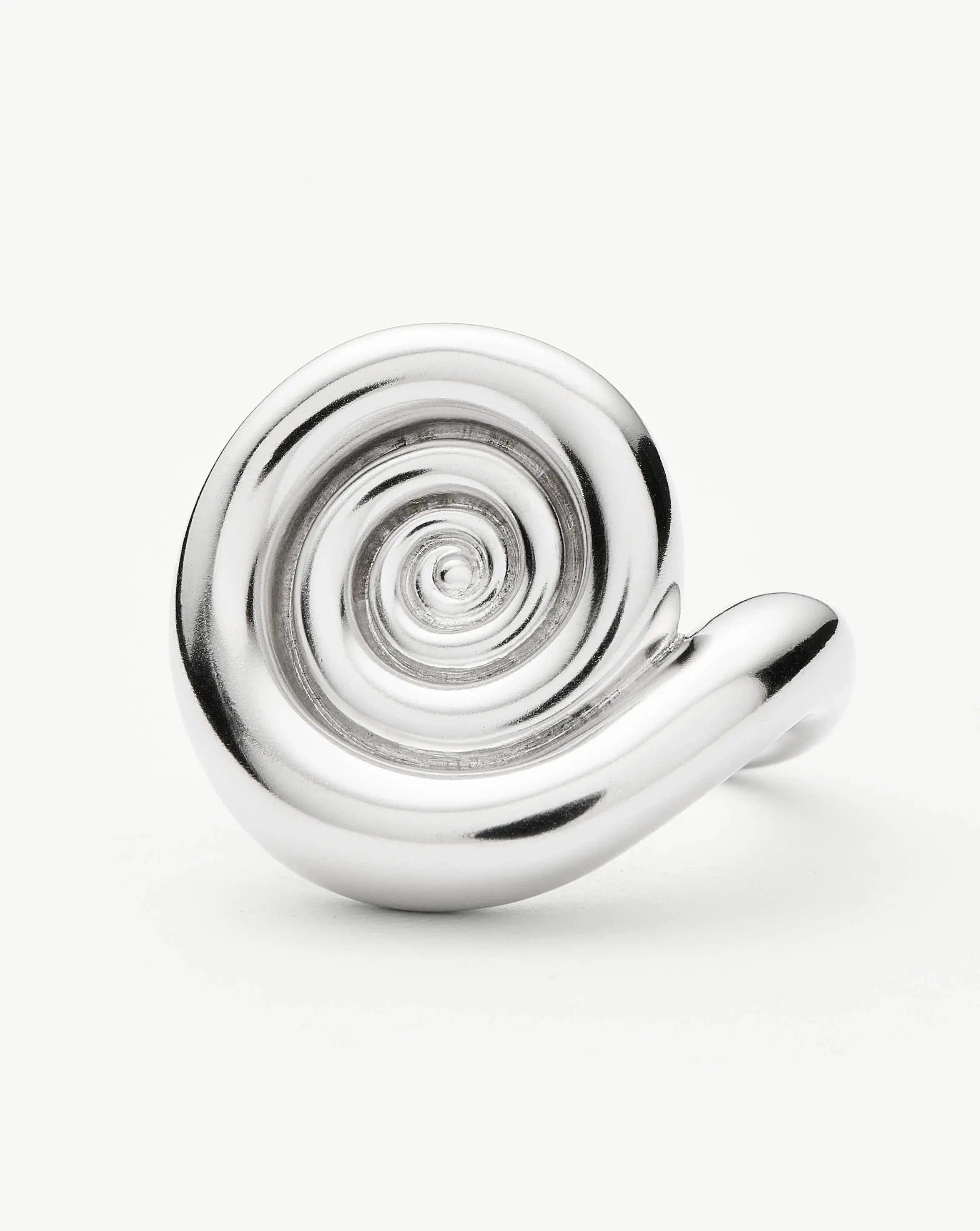 RING Spiral Statement Ring | Silver Plated