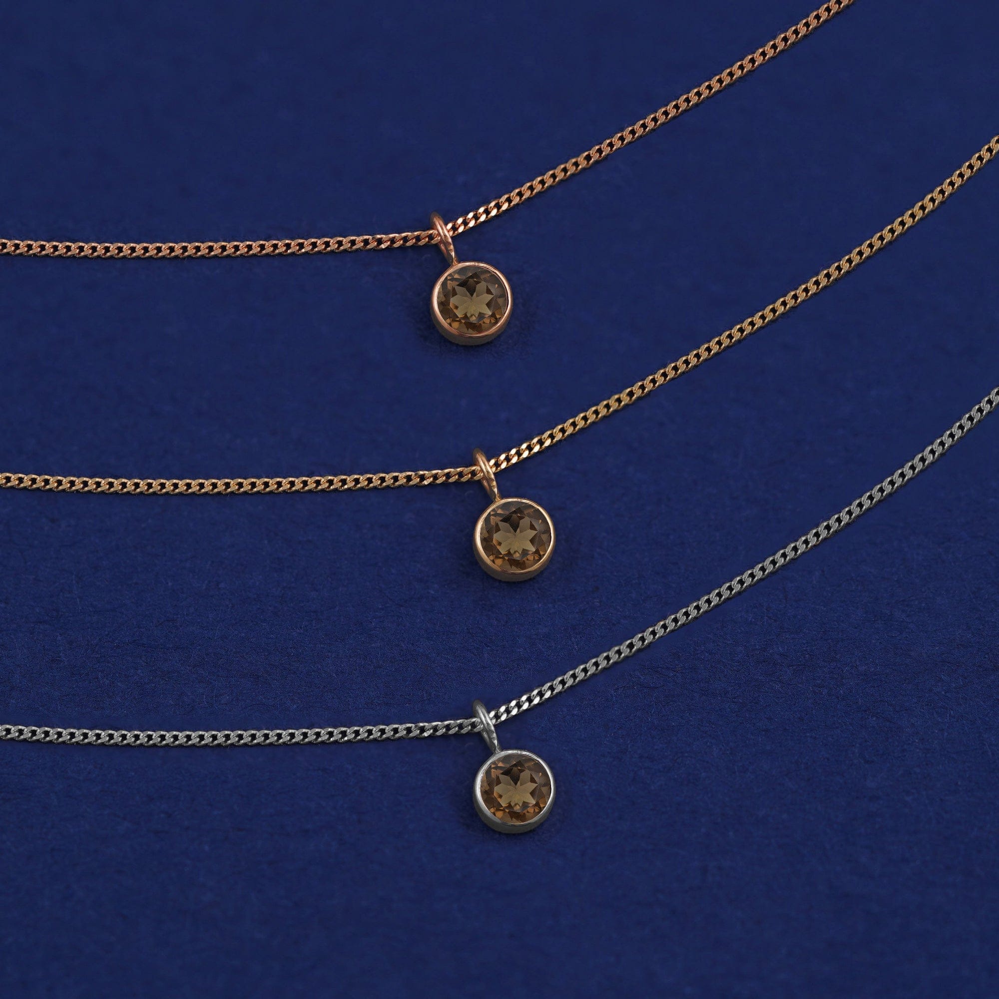Automic Gold Studio Smoky Quartz Necklace