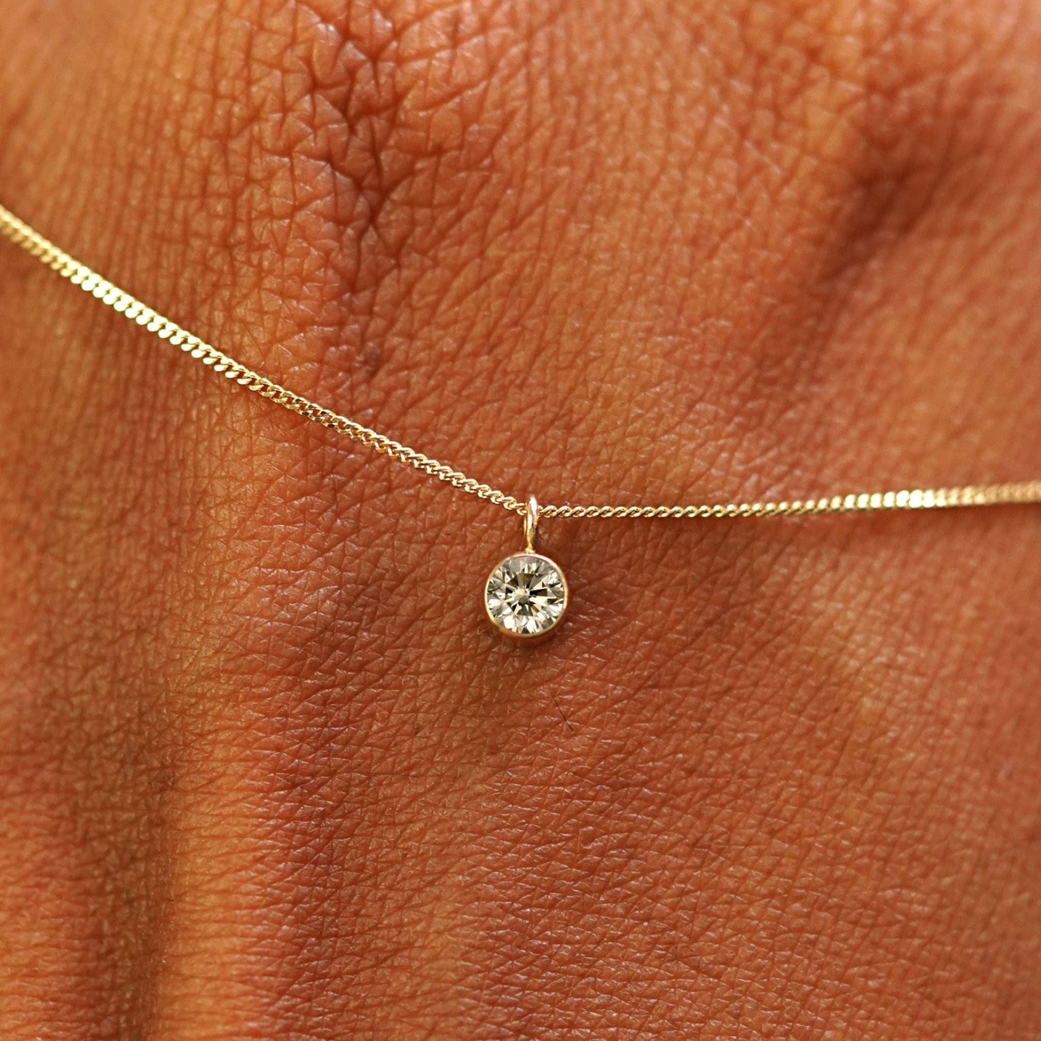 Automic Gold Studio Champagne Diamond Necklace