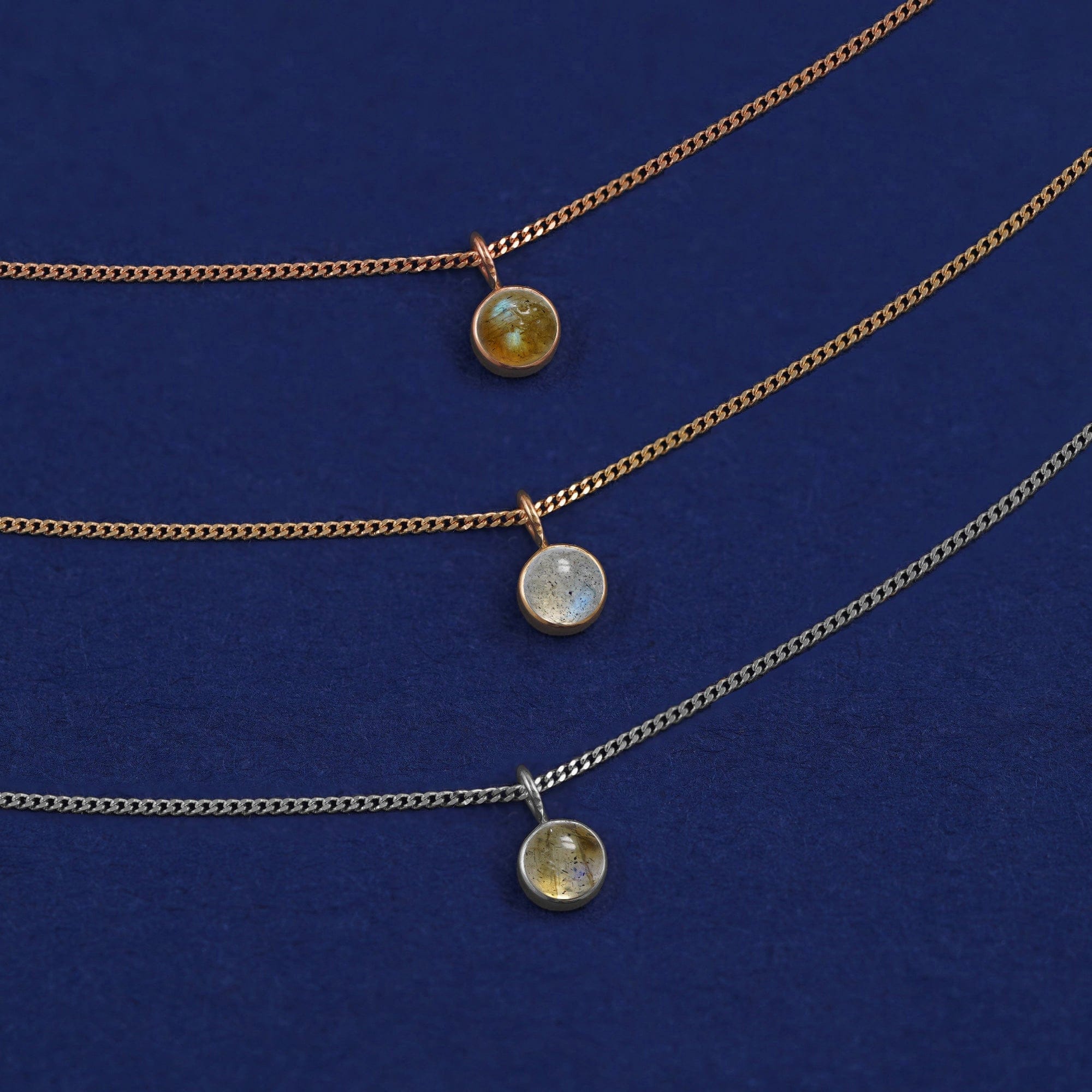 Automic Gold Studio Labradorite Necklace