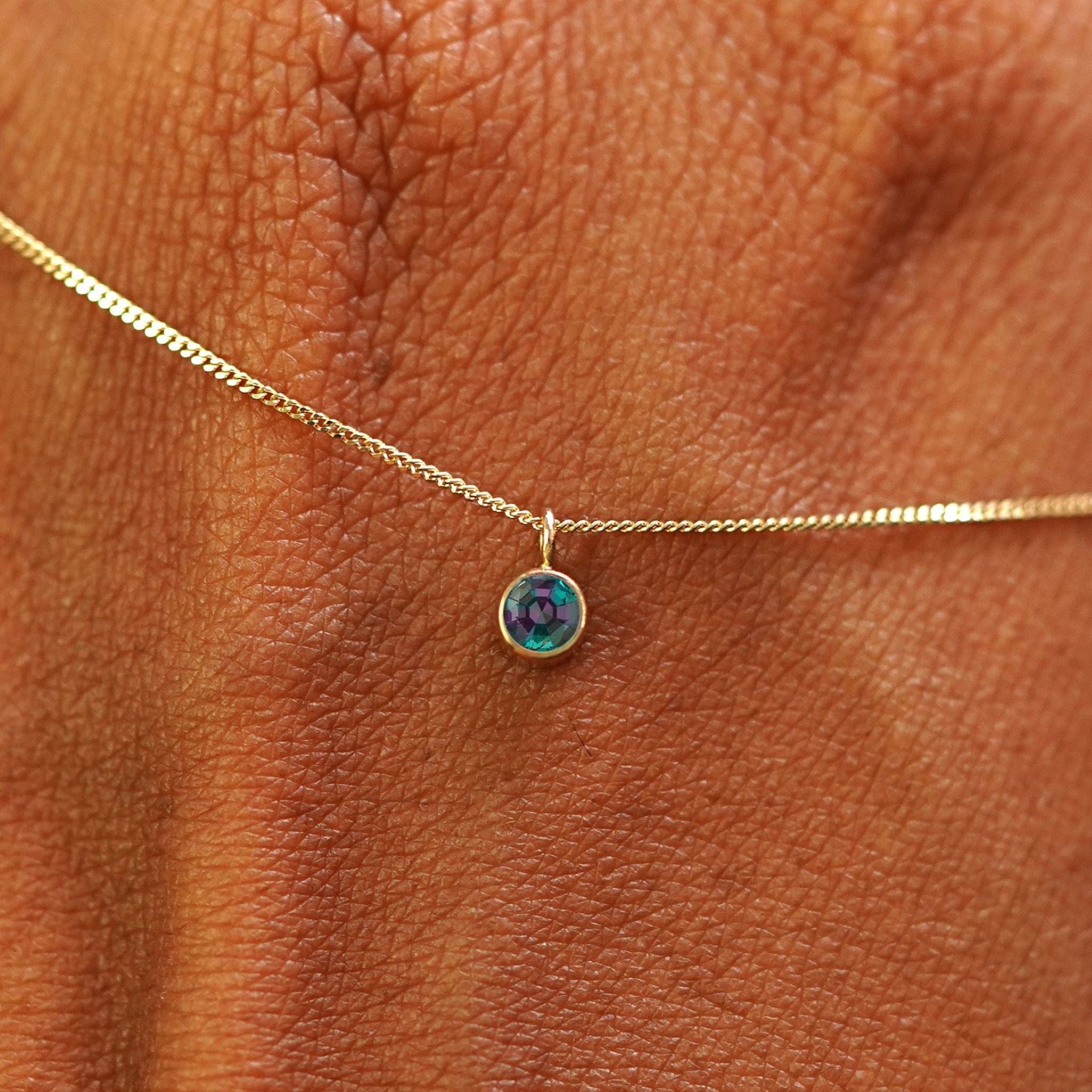 Automic Gold Studio Alexandrite Necklace