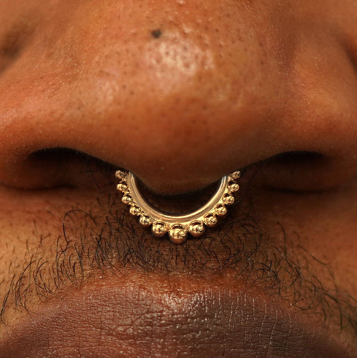 Automic Gold Studio Beaded Septum