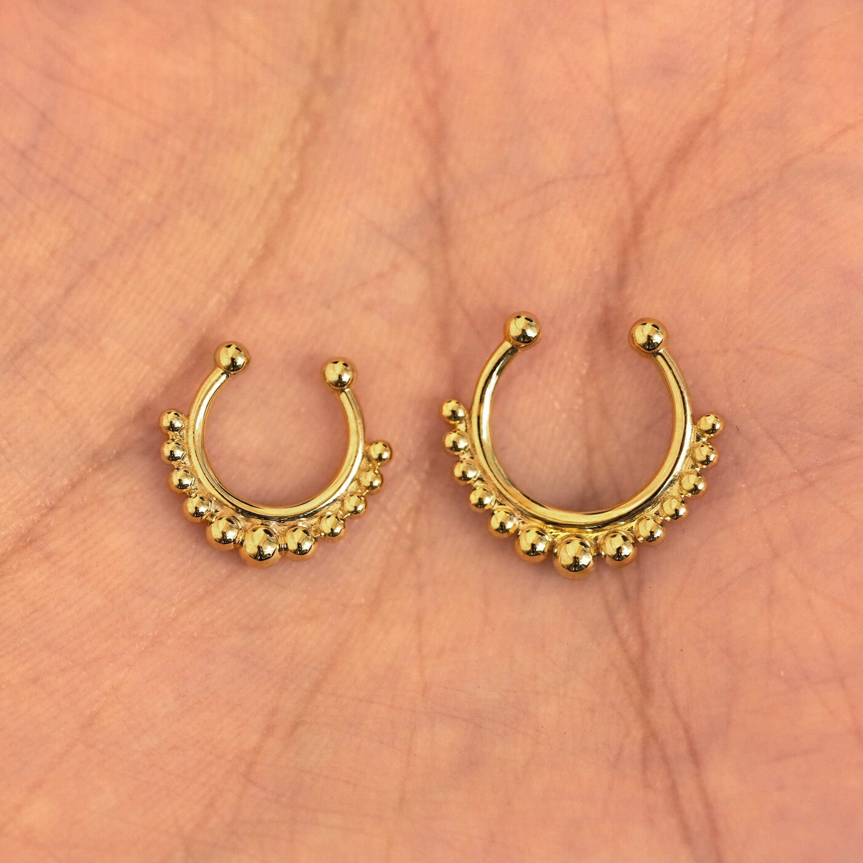 Automic Gold Studio Beaded Septum