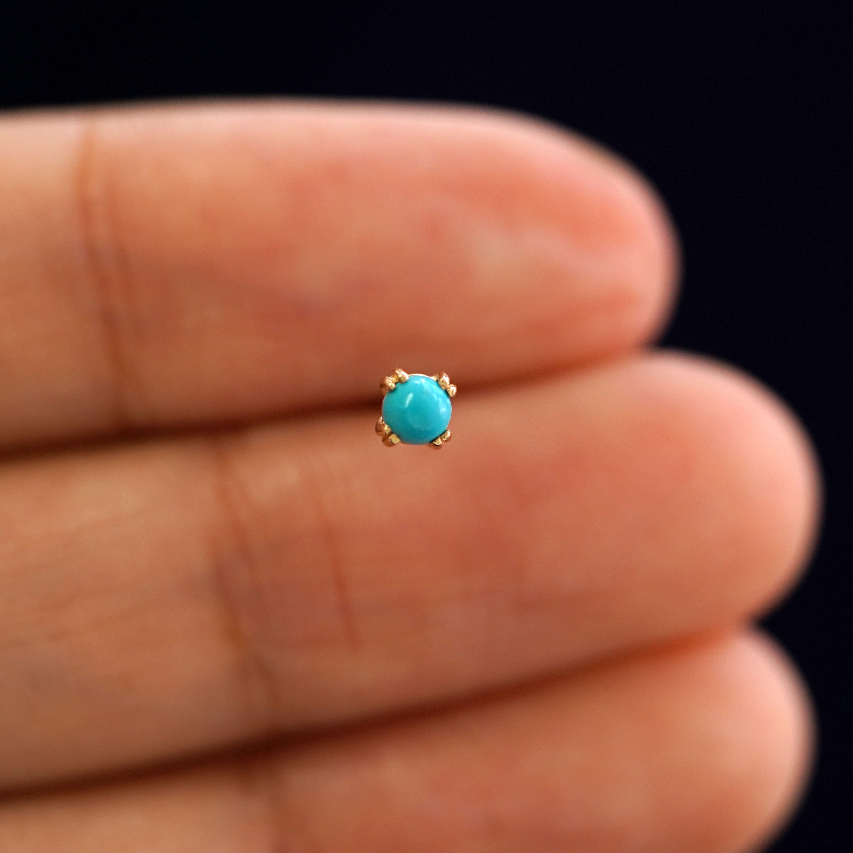 Automic Gold Studio Turquoise Earring