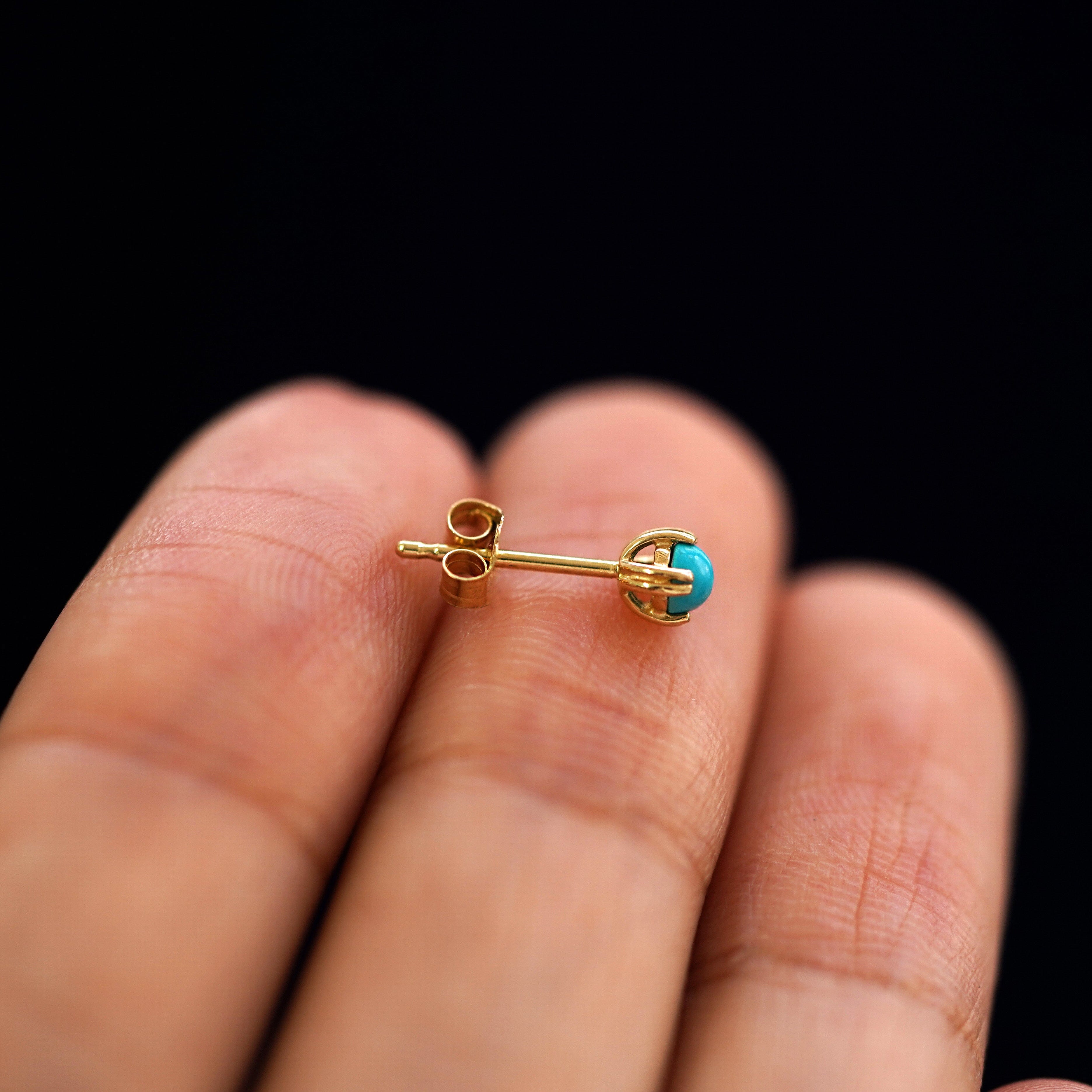 Automic Gold Studio Turquoise Earring