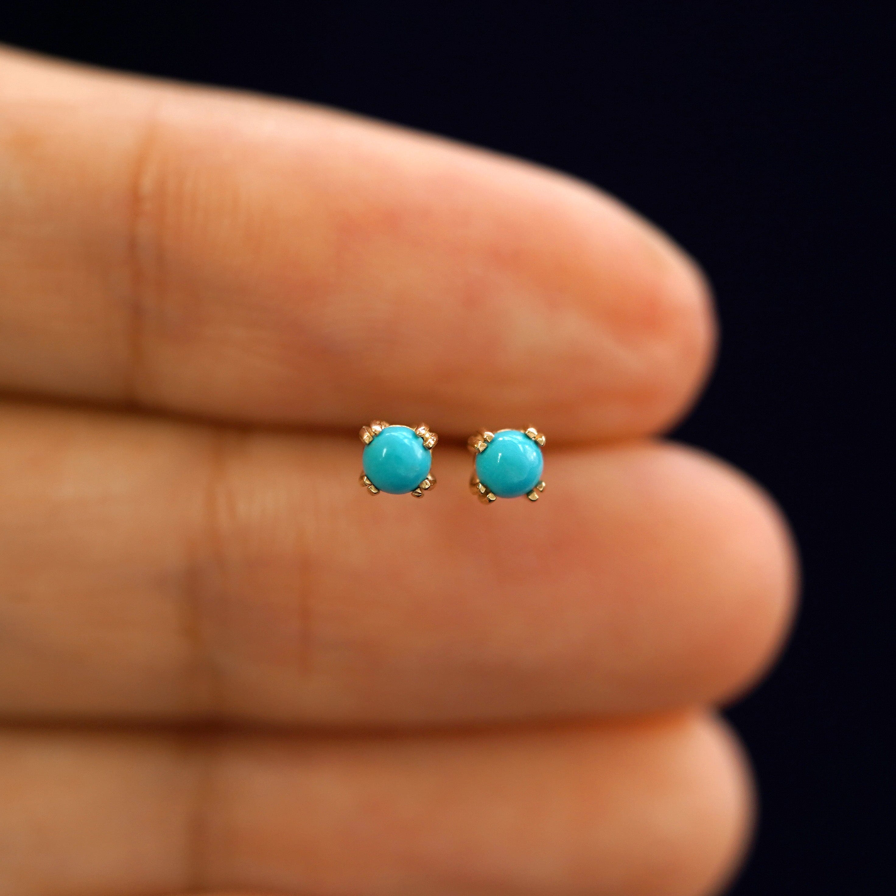 Automic Gold Studio Turquoise Earring