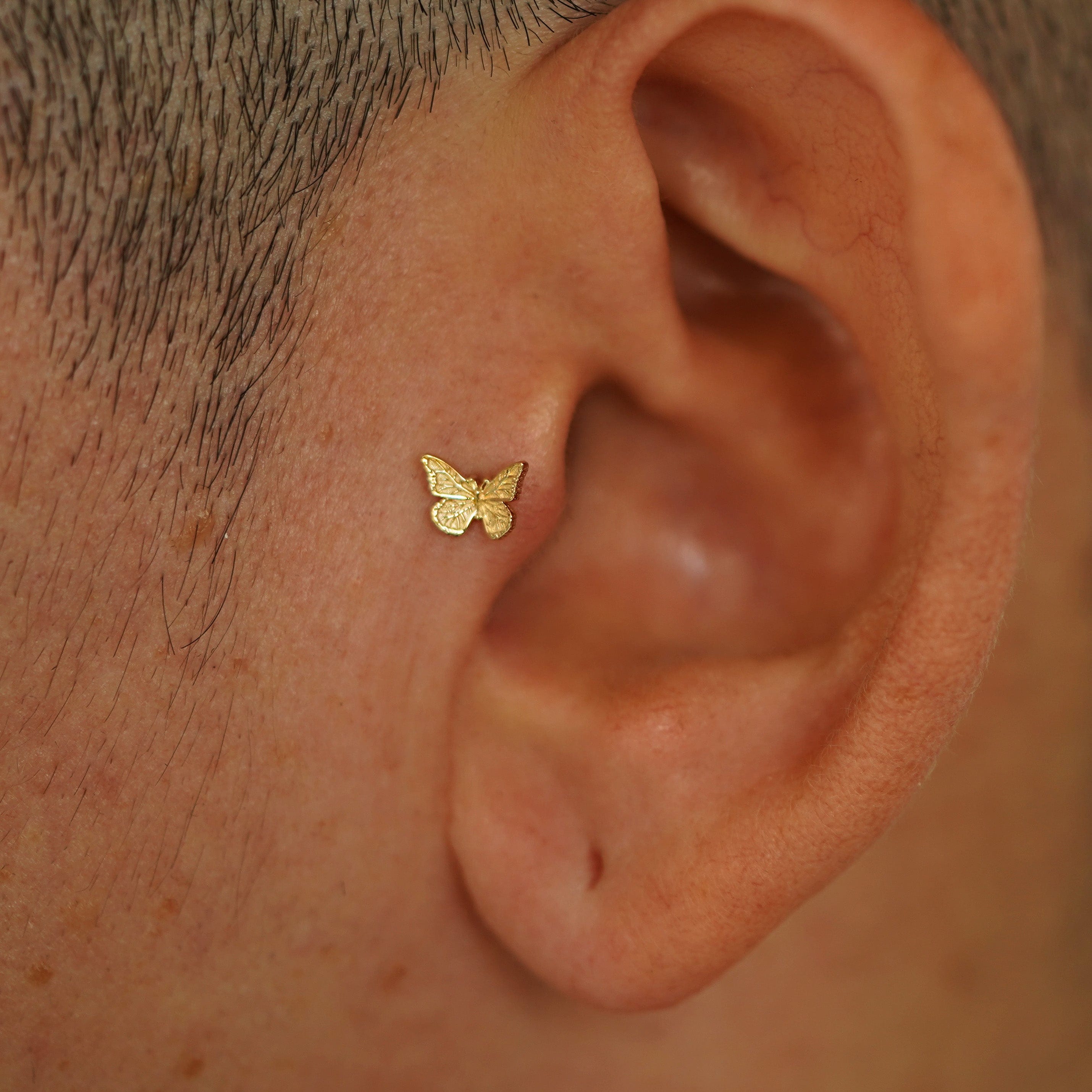 Automic Gold Studio Mini Butterfly Flatback Piercing