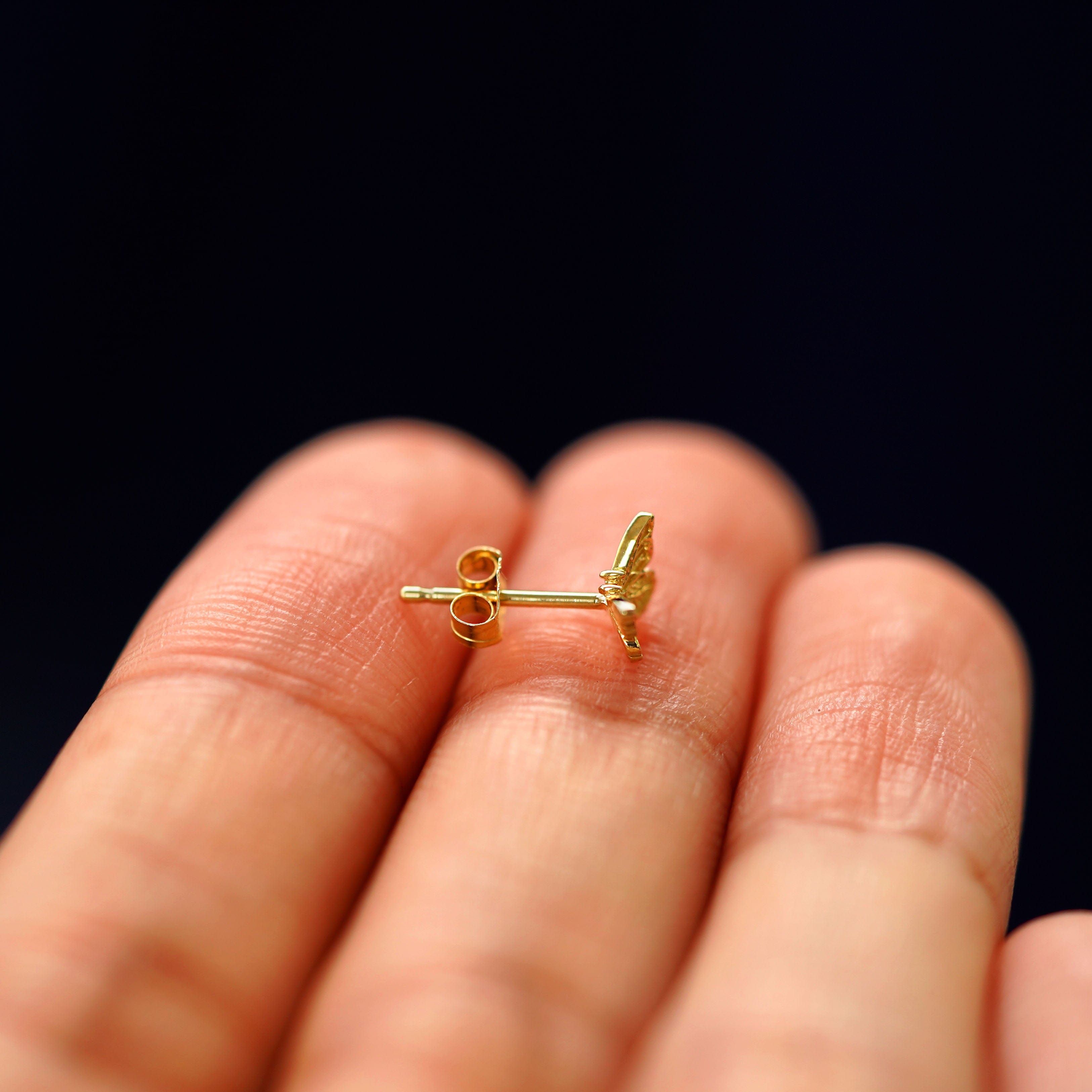 Automic Gold Studio Mini Butterfly Earring