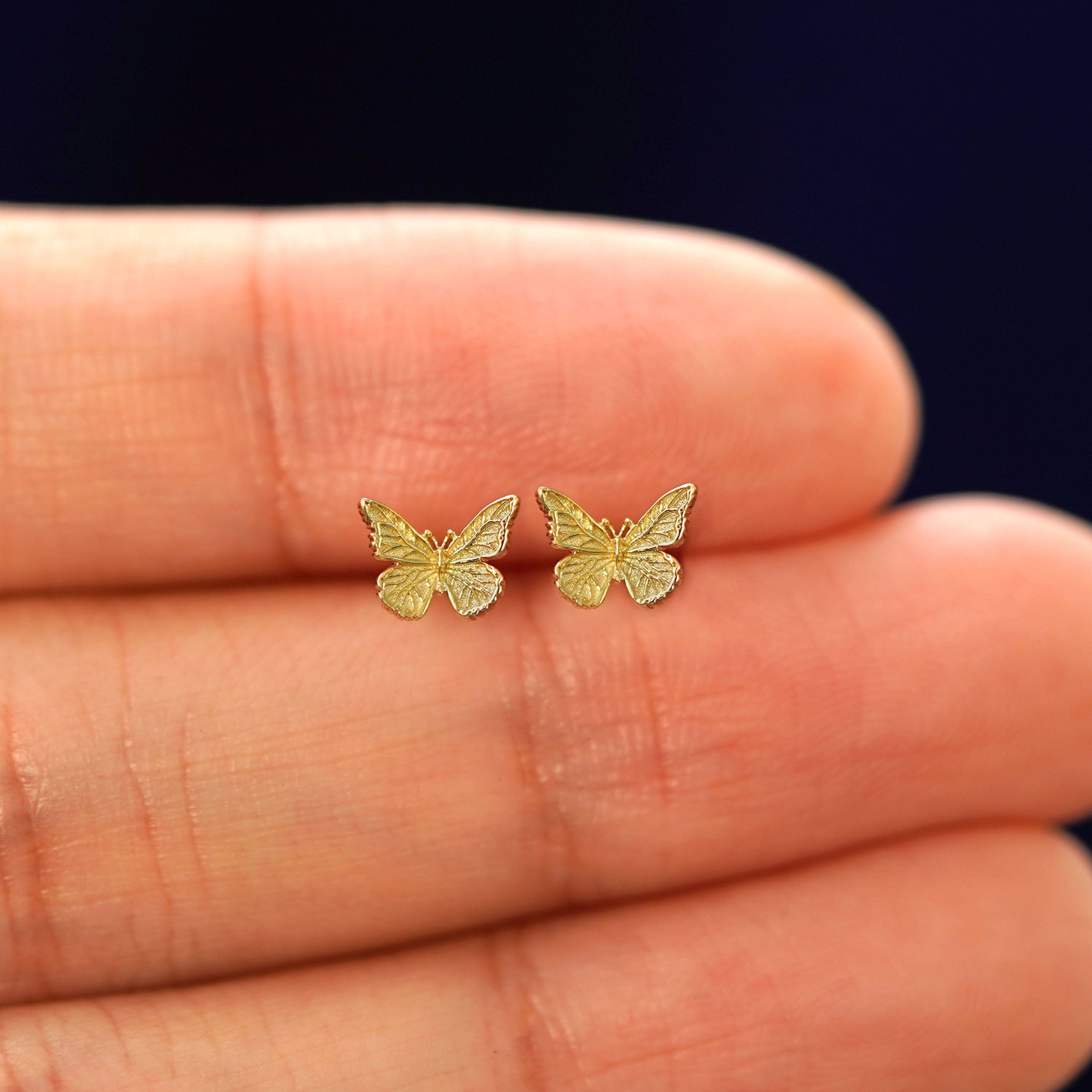 Automic Gold Studio Mini Butterfly Earring