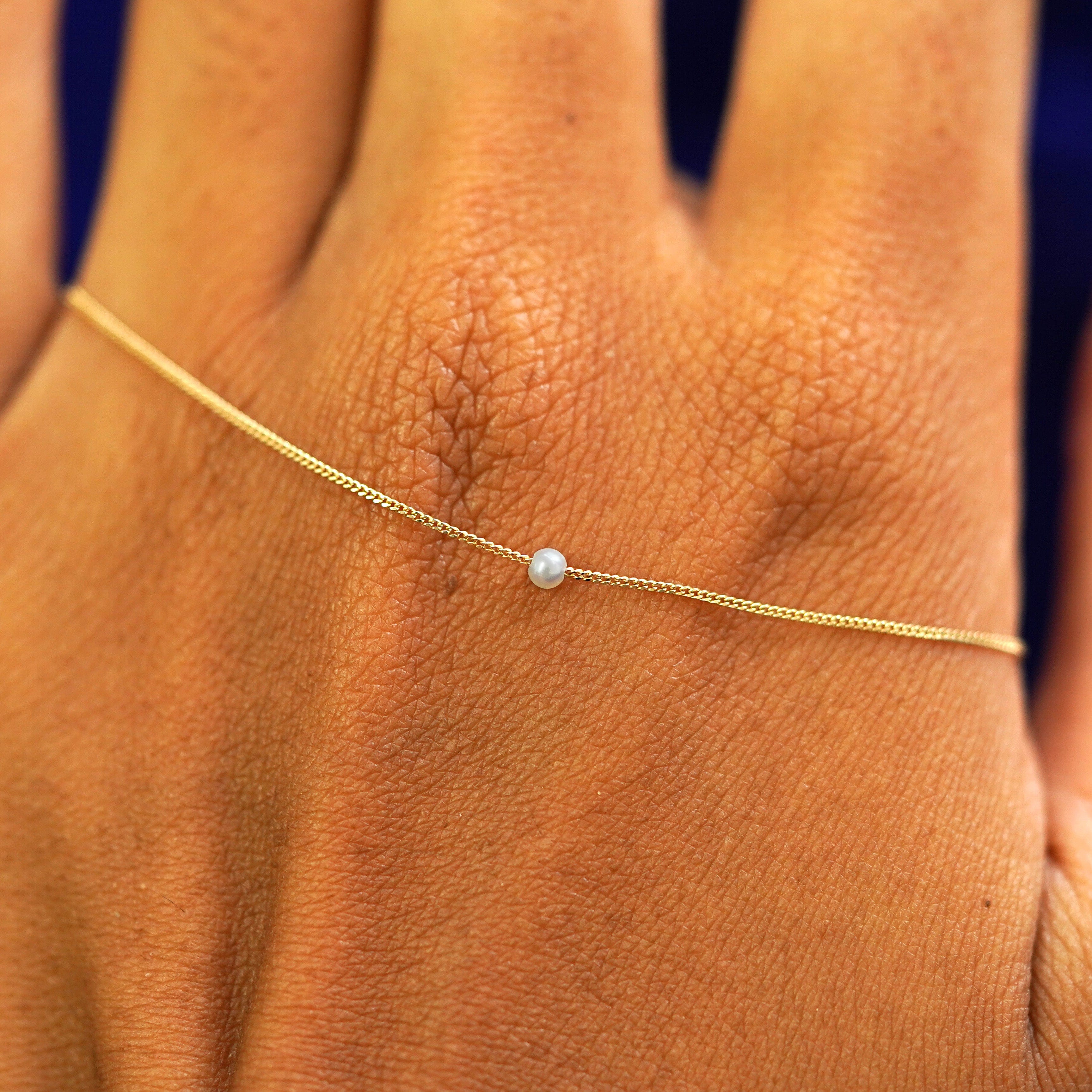 Automic Gold Studio Mini Pearl Slide Bracelet