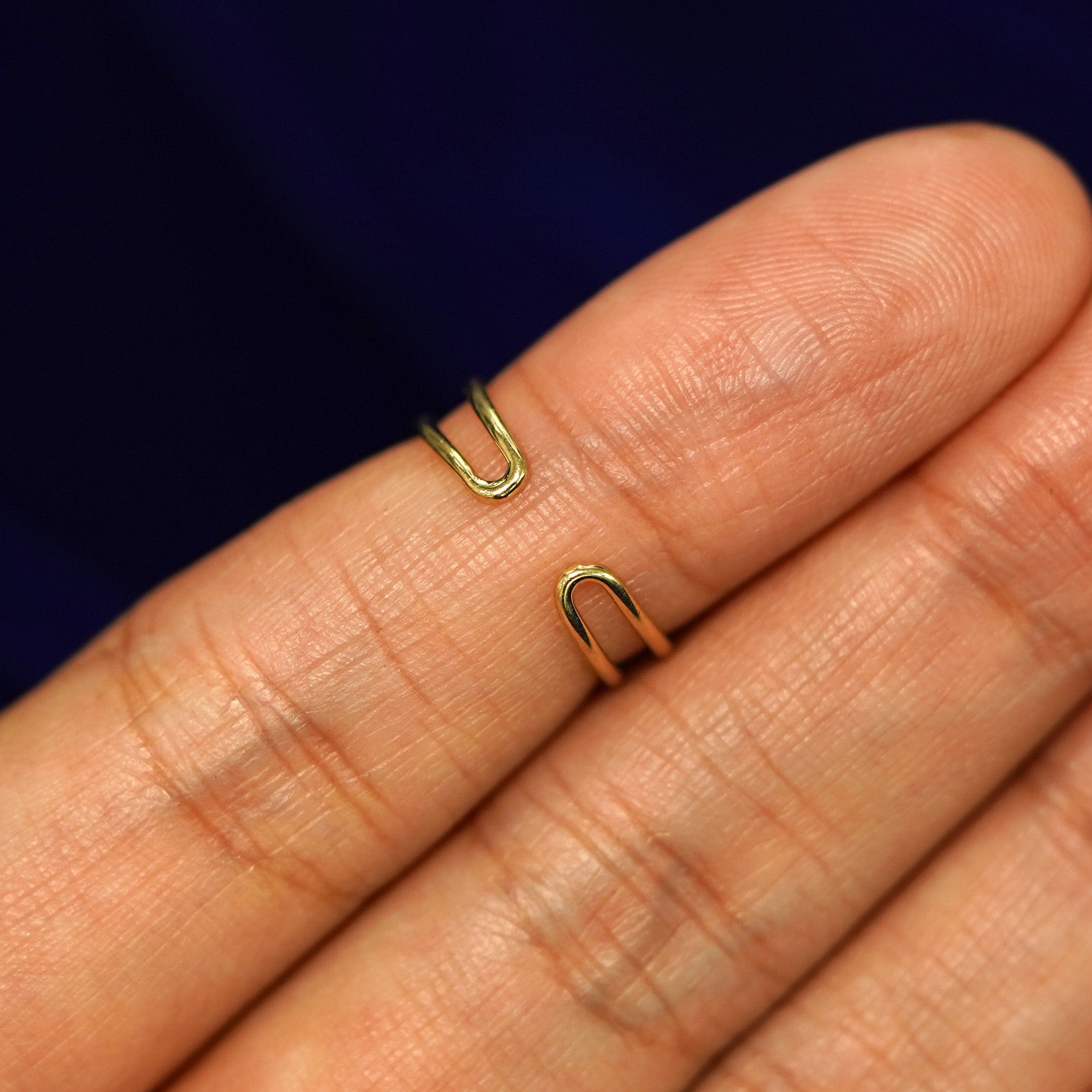 Automic Gold Studio Double Line Toe Ring
