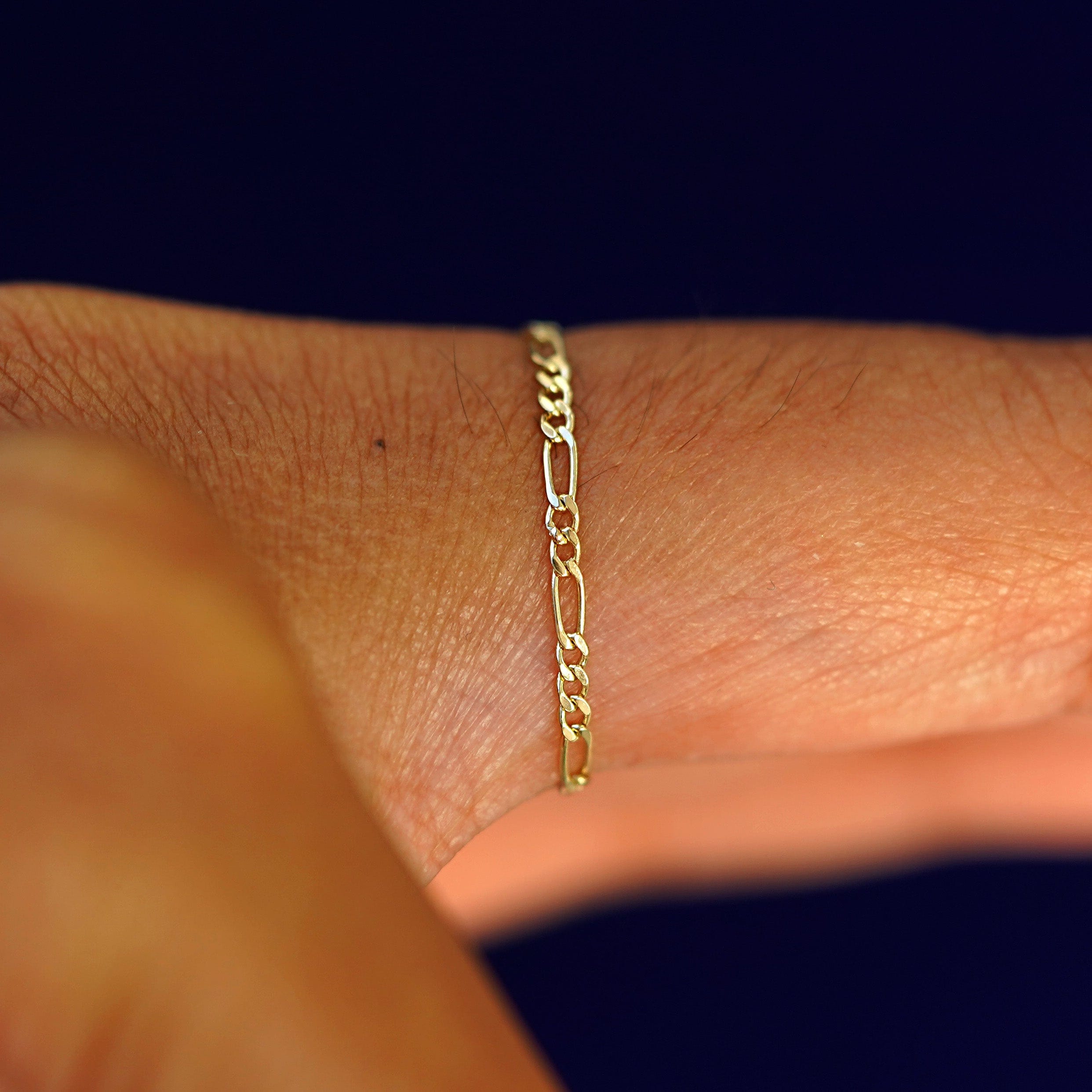 Automic Gold Studio Figaro Ring