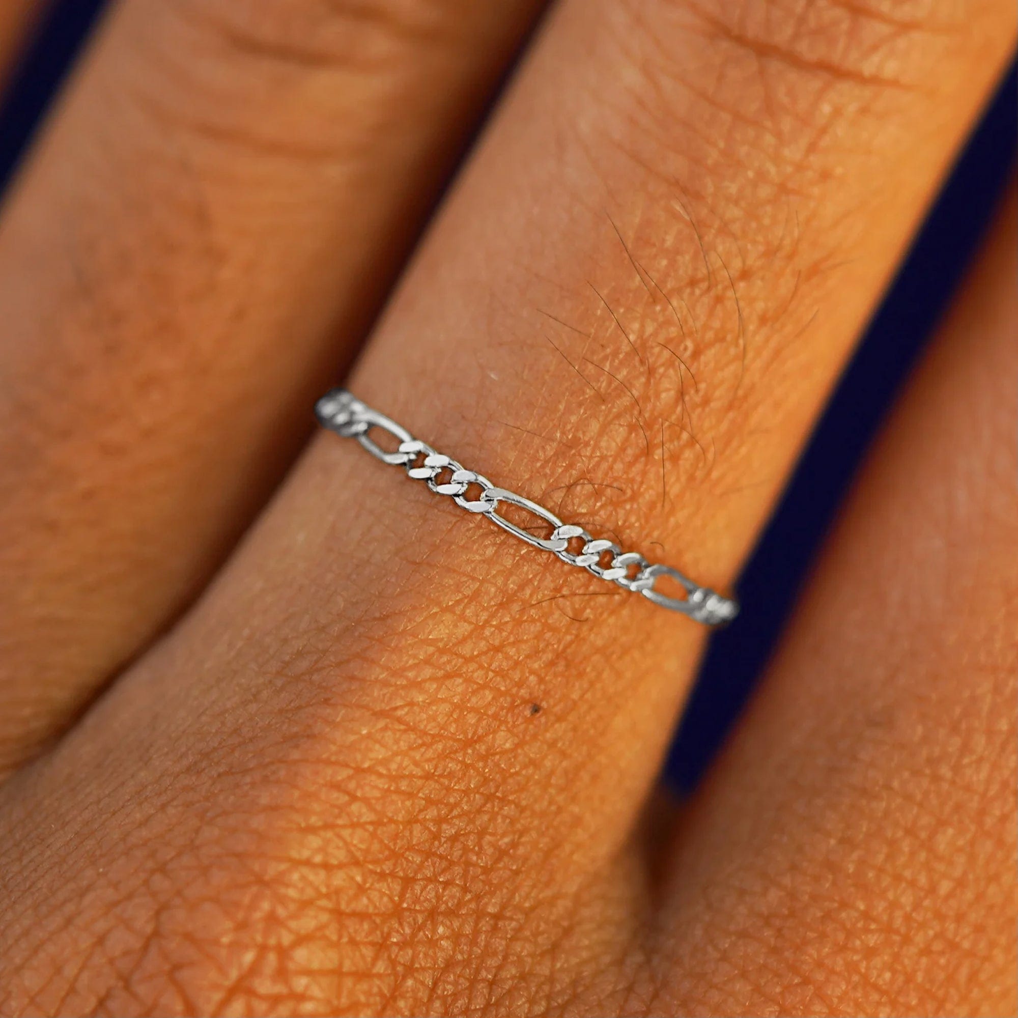 Automic Gold Studio Figaro Ring