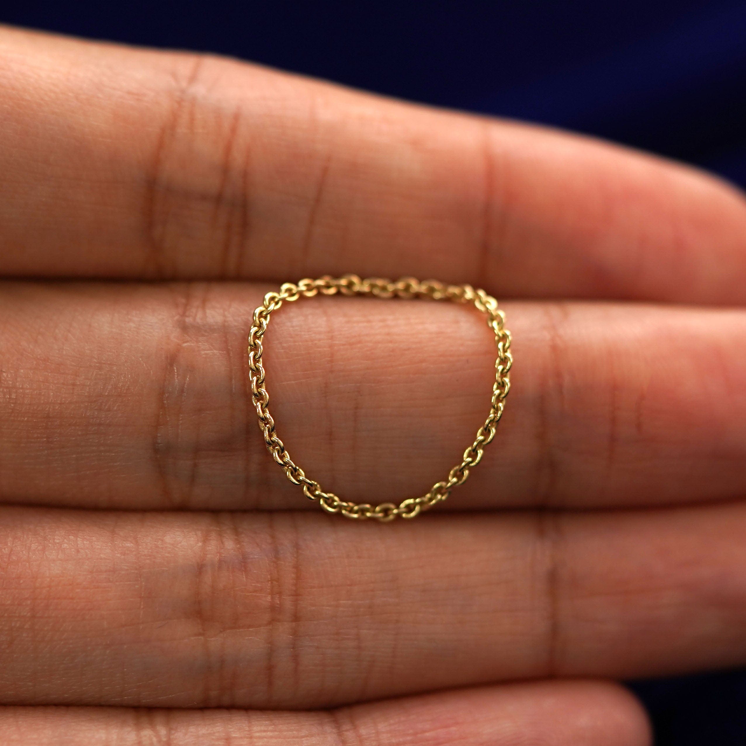 Automic Gold Studio Thick Cable Ring
