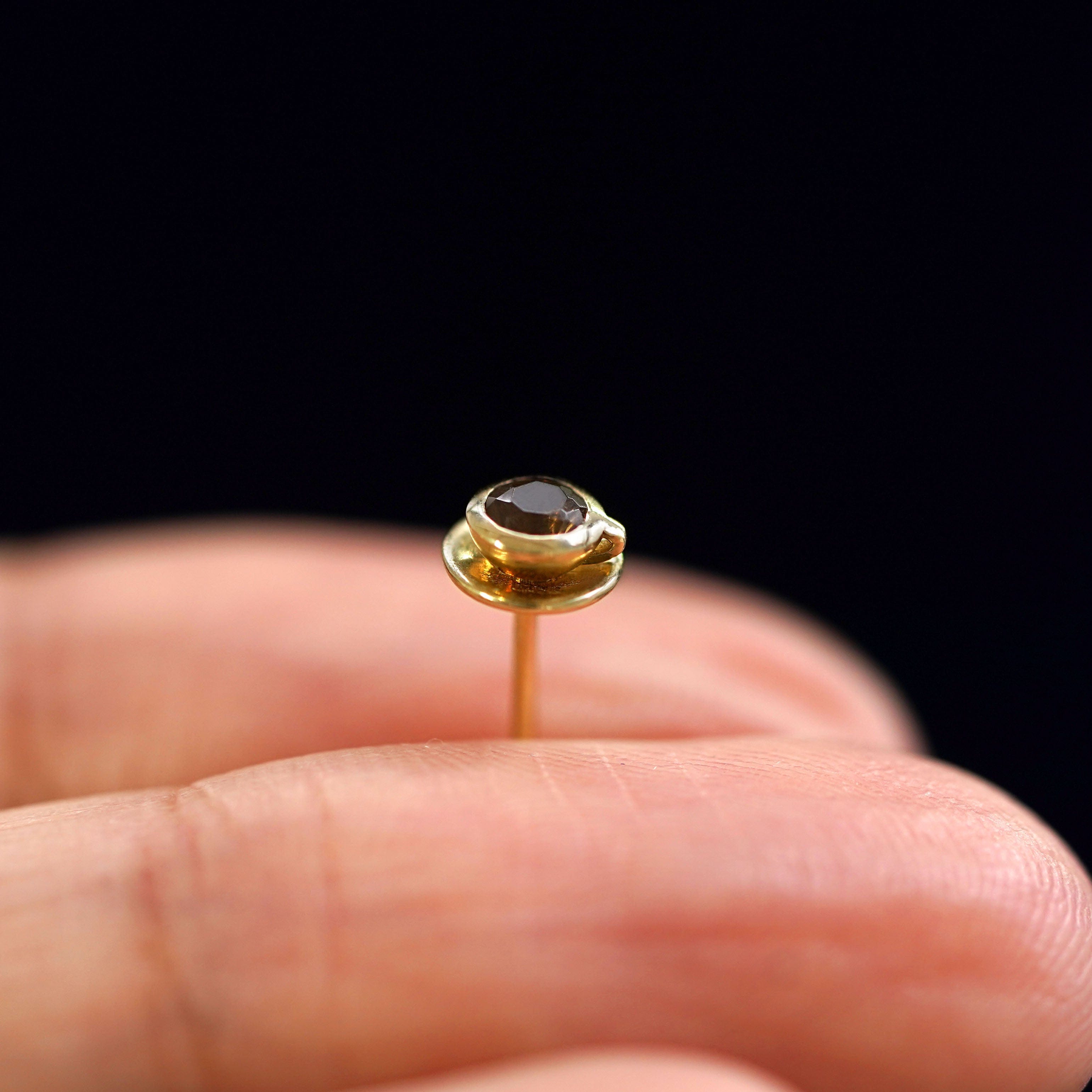 Automic Gold Studio Coffee Cup Earring
