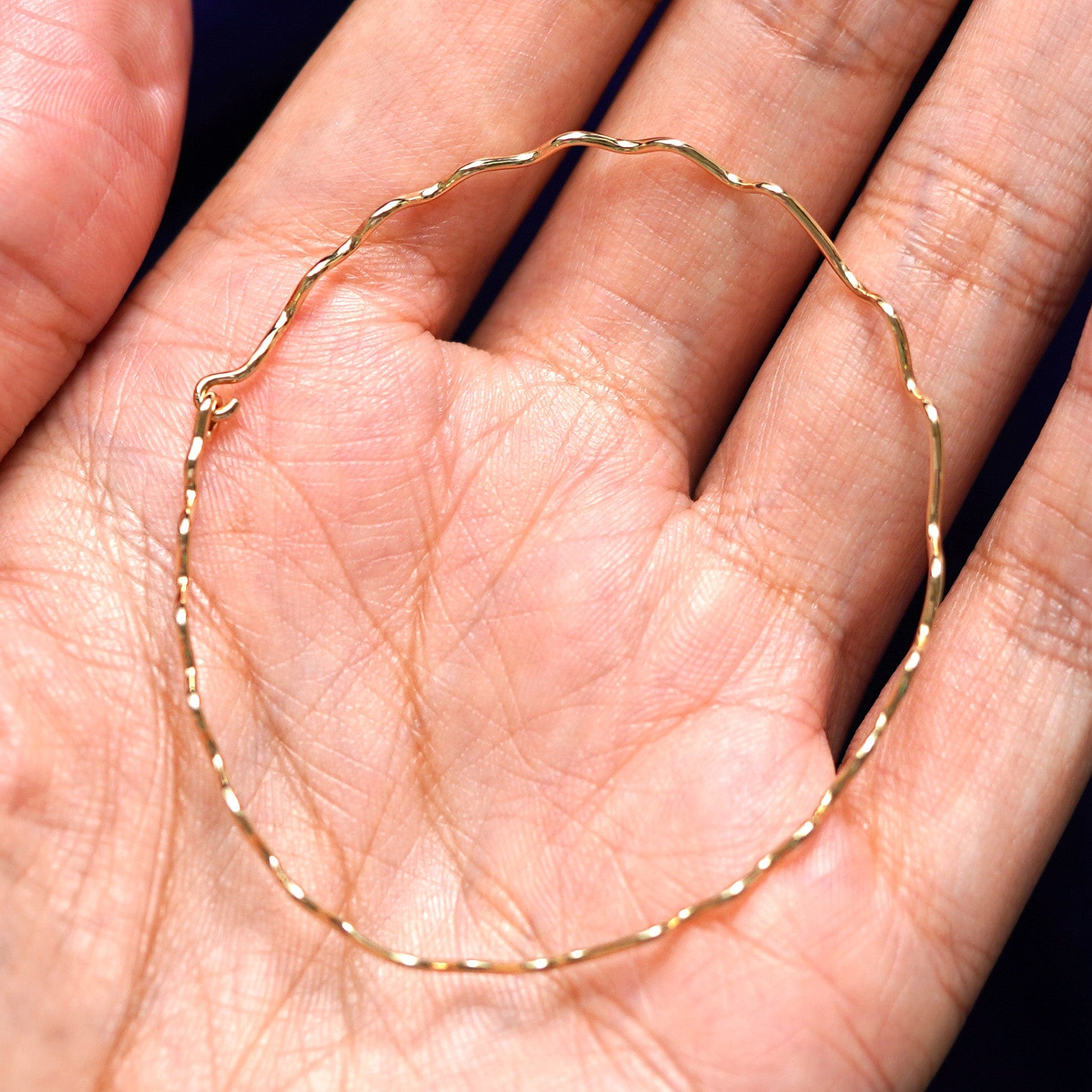 Automic Gold Studio Wave Bangle