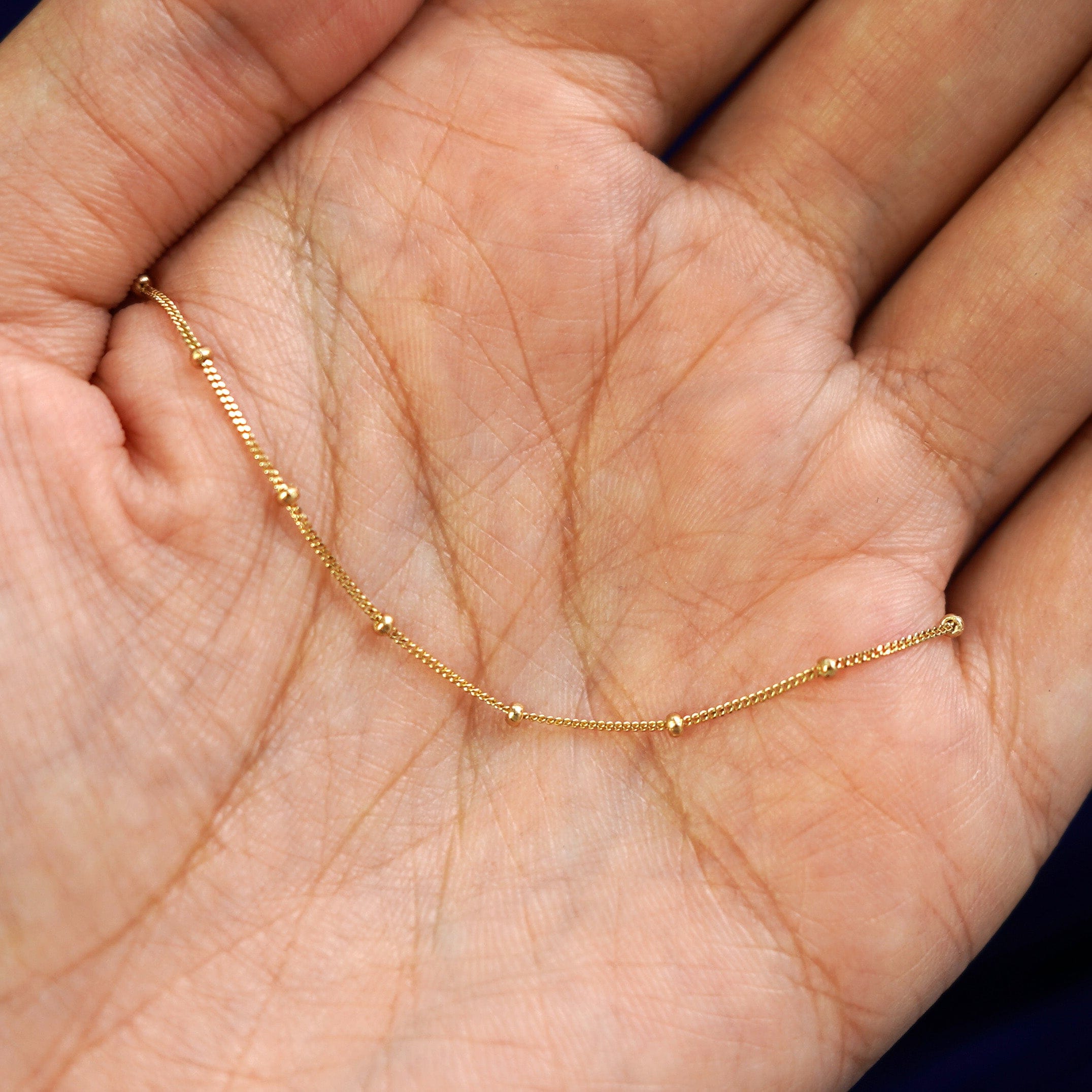 Automic Gold Studio Beaded Essential Anklet