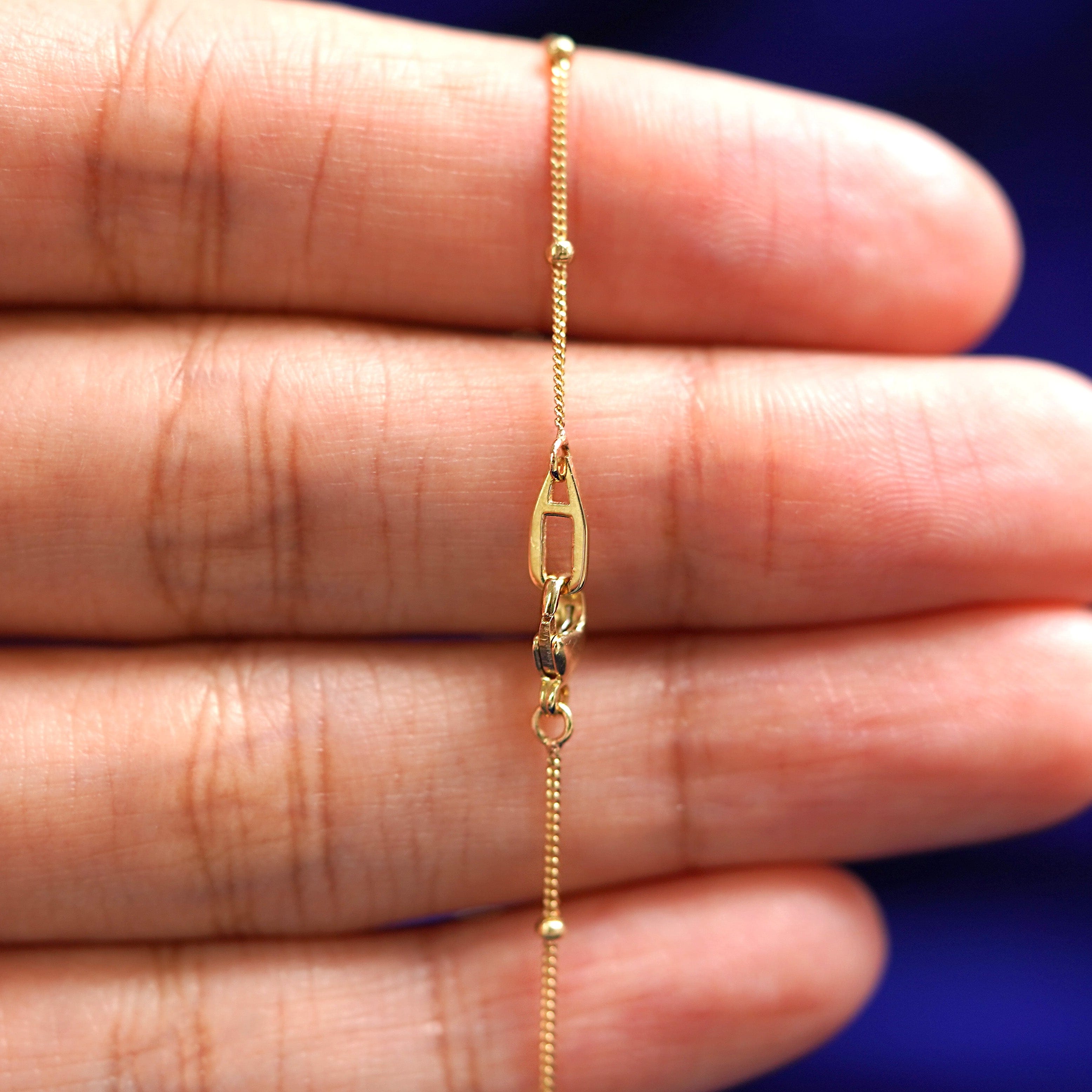 Automic Gold Studio Beaded Essential Anklet